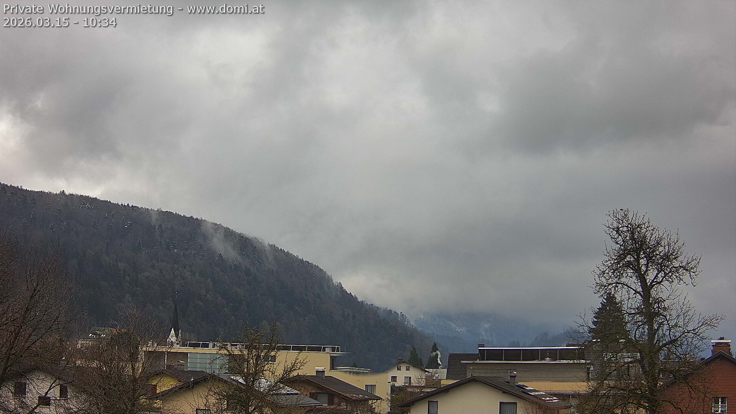 Archiv Foto Webcam Blick über Gisingen bei Feldkirch