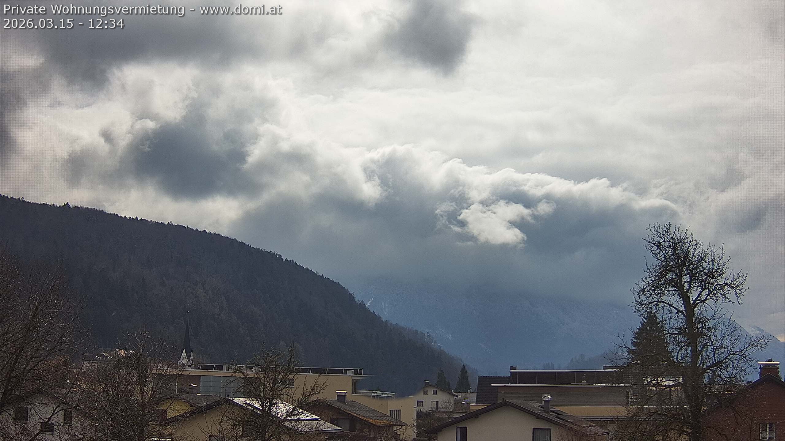 Archiv Foto Webcam Blick über Gisingen bei Feldkirch