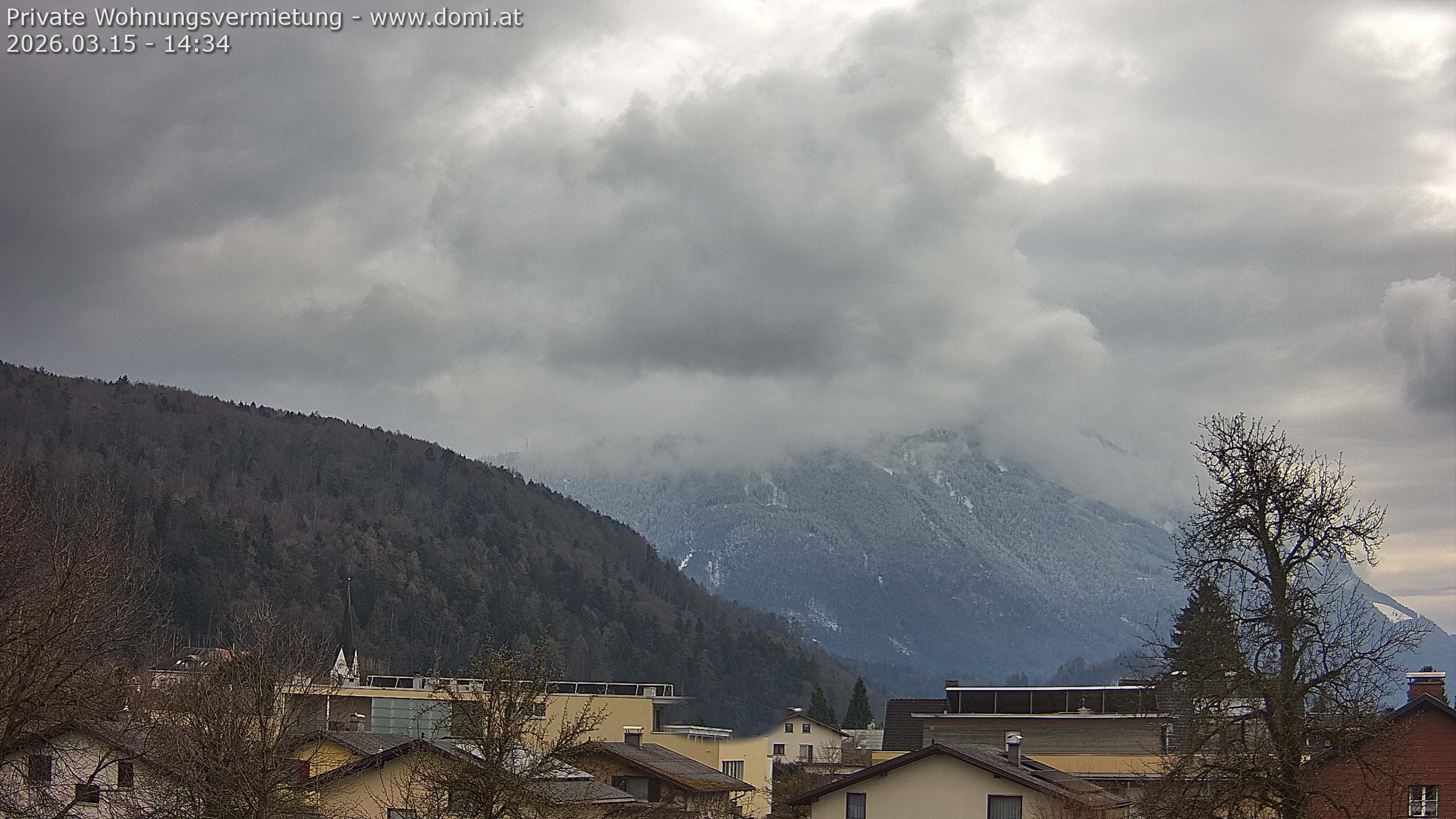 Archiv Foto Webcam Blick über Gisingen bei Feldkirch