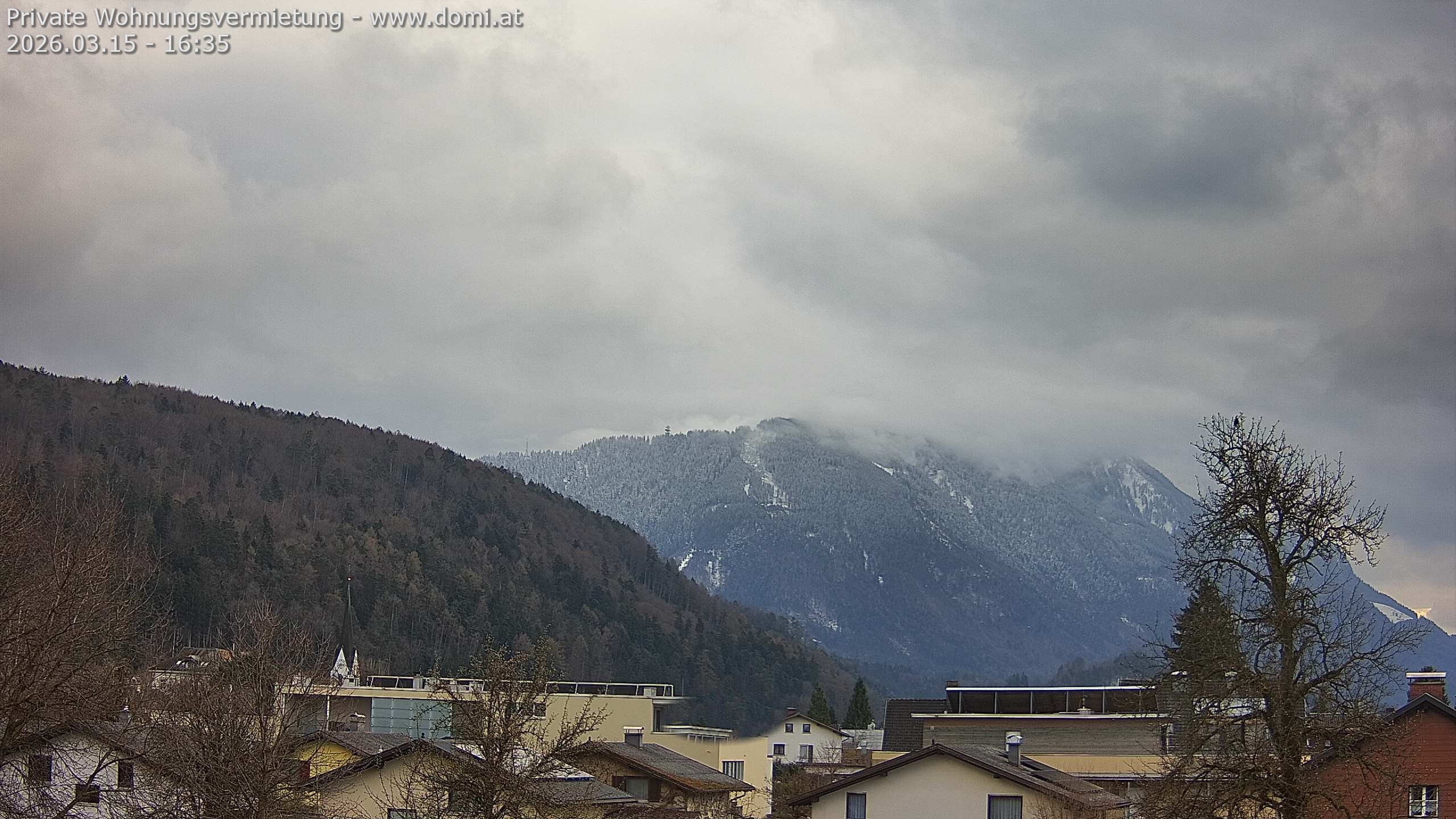 Archiv Foto Webcam Blick über Gisingen bei Feldkirch
