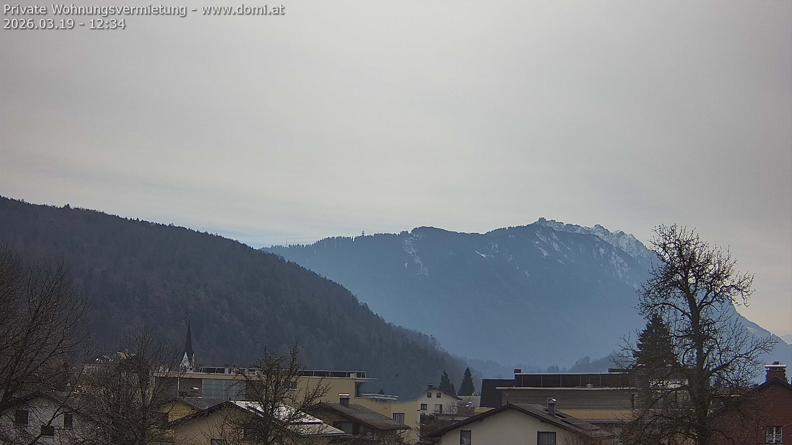 Archiv Foto Webcam Blick über Gisingen bei Feldkirch