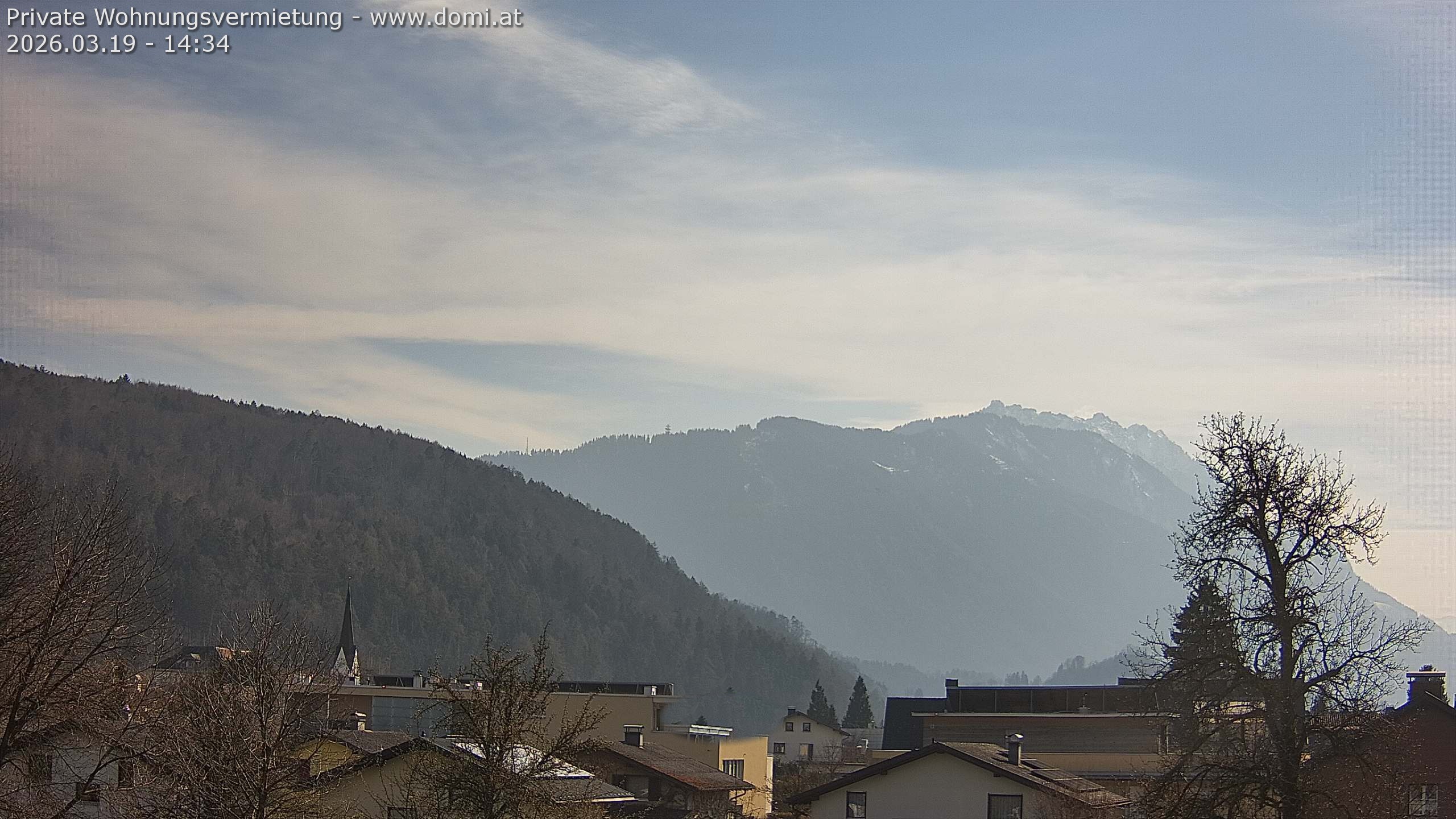 Archived image Webcam View over Gisingen in Feldkirch