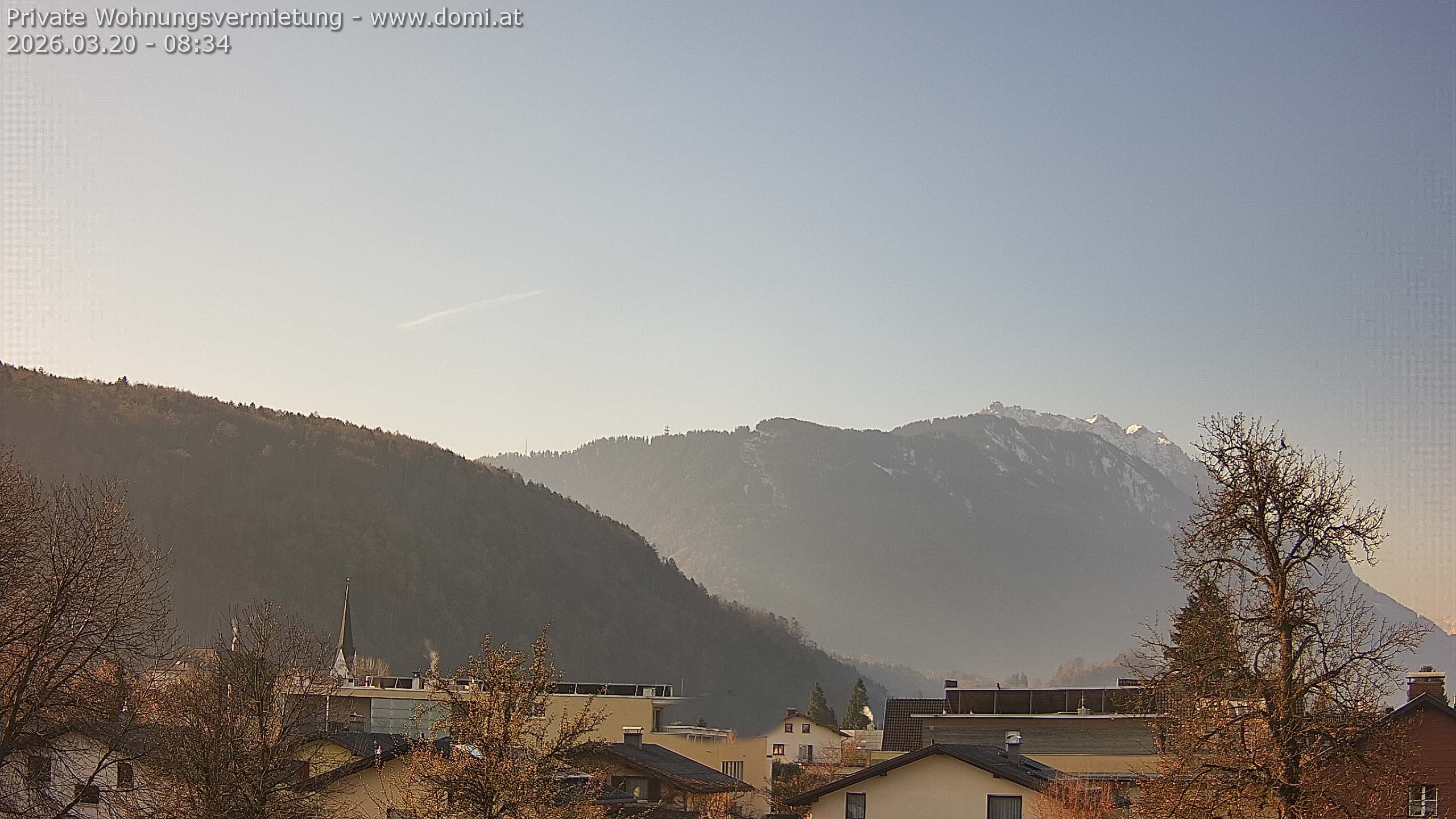 Archiv Foto Webcam Blick über Gisingen bei Feldkirch