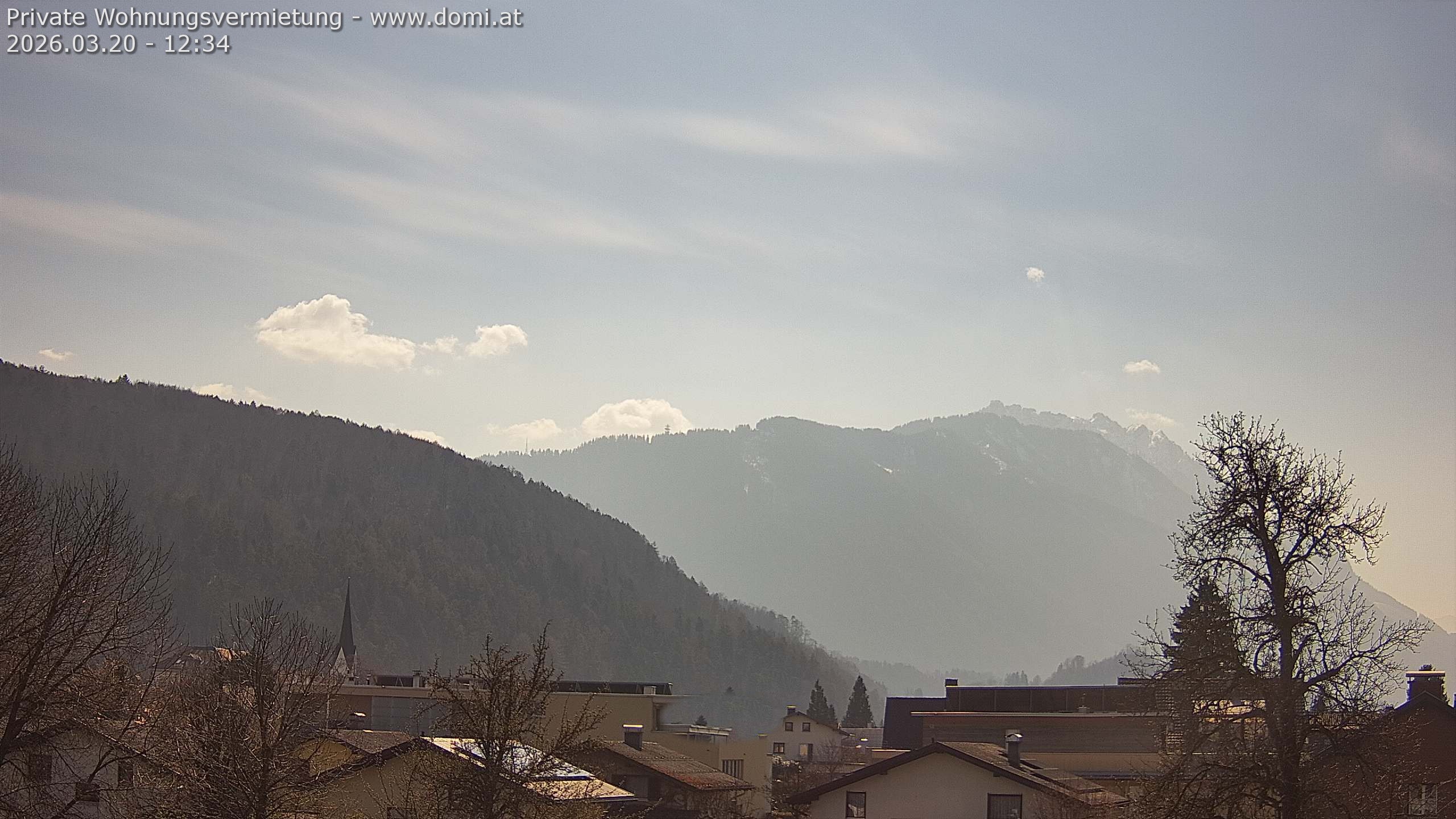 Archiv Foto Webcam Blick über Gisingen bei Feldkirch