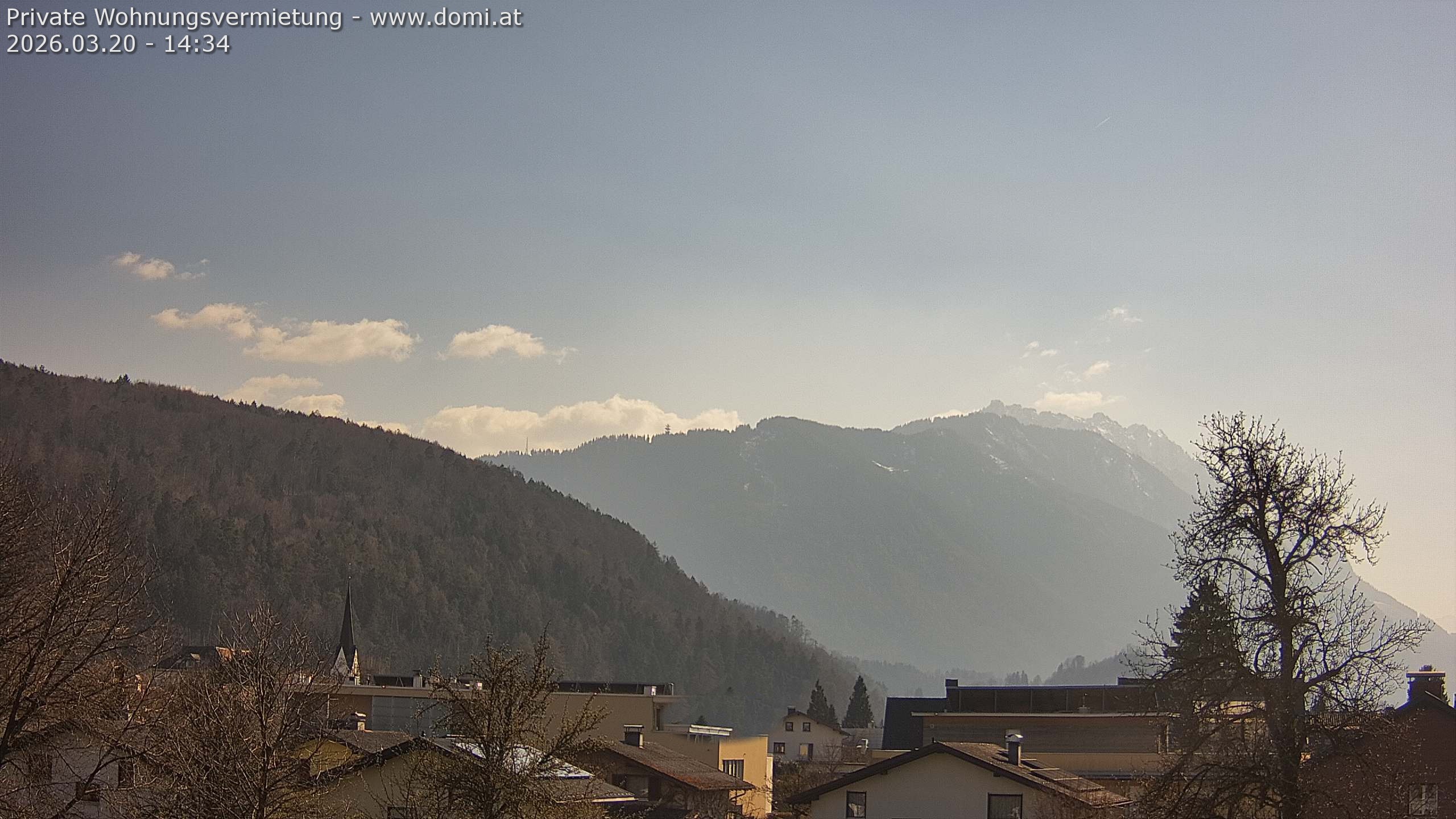 Archiv Foto Webcam Blick über Gisingen bei Feldkirch