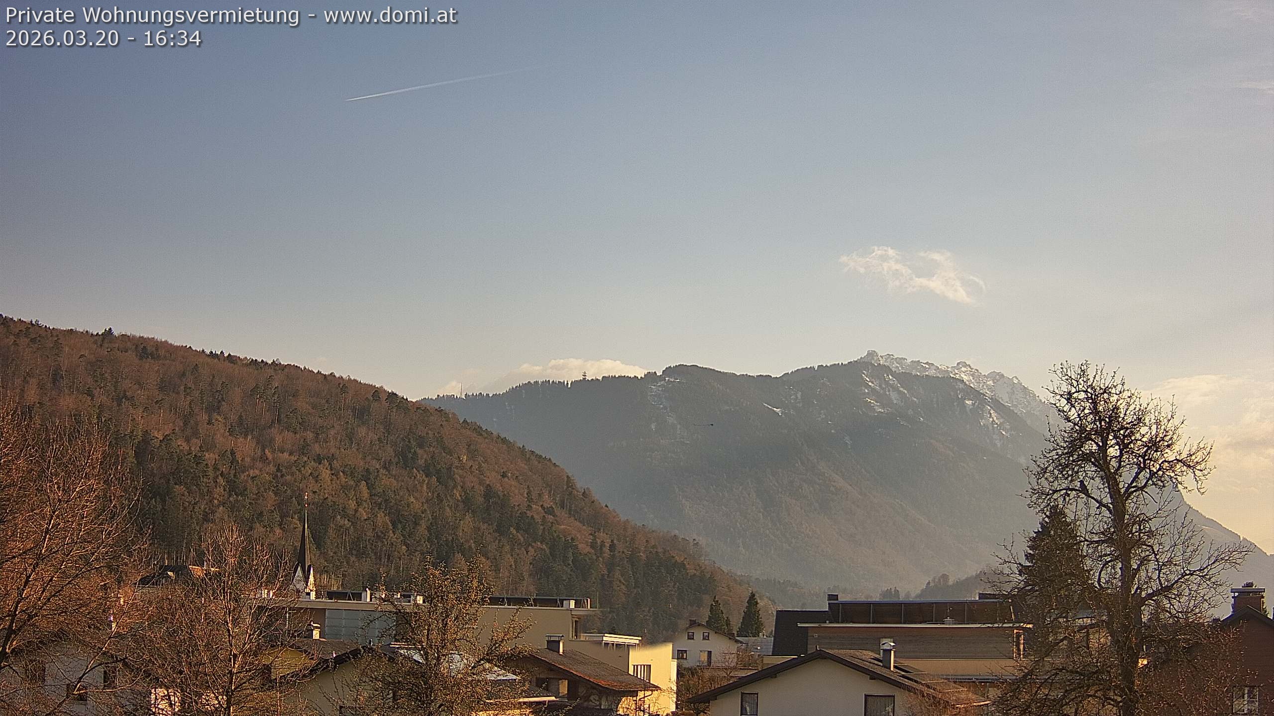 Archiv Foto Webcam Blick über Gisingen bei Feldkirch