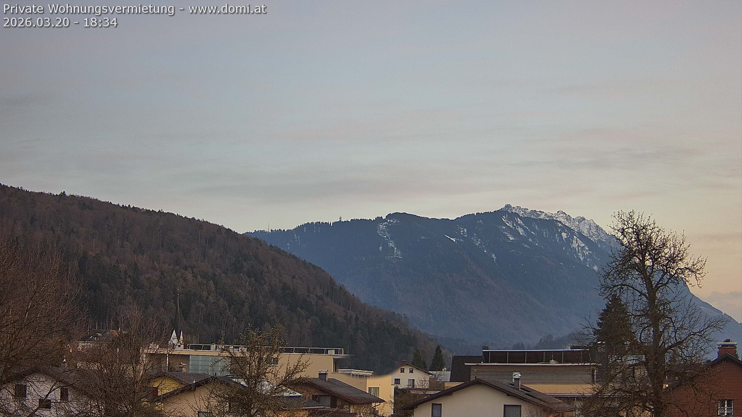 Archiv Foto Webcam Blick über Gisingen bei Feldkirch