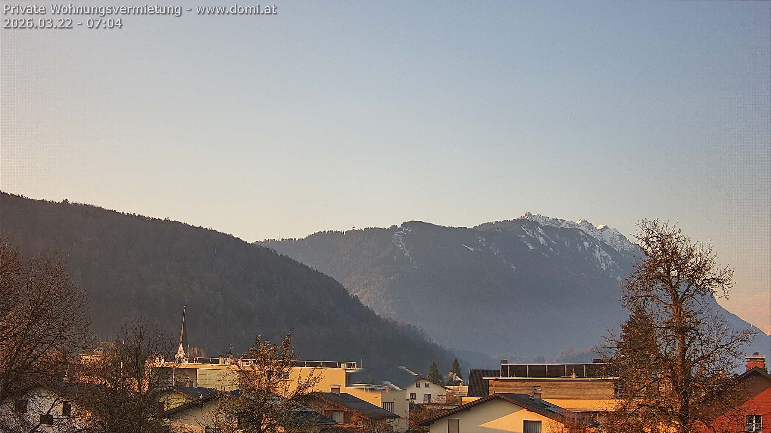 Archived image Webcam View over Gisingen in Feldkirch