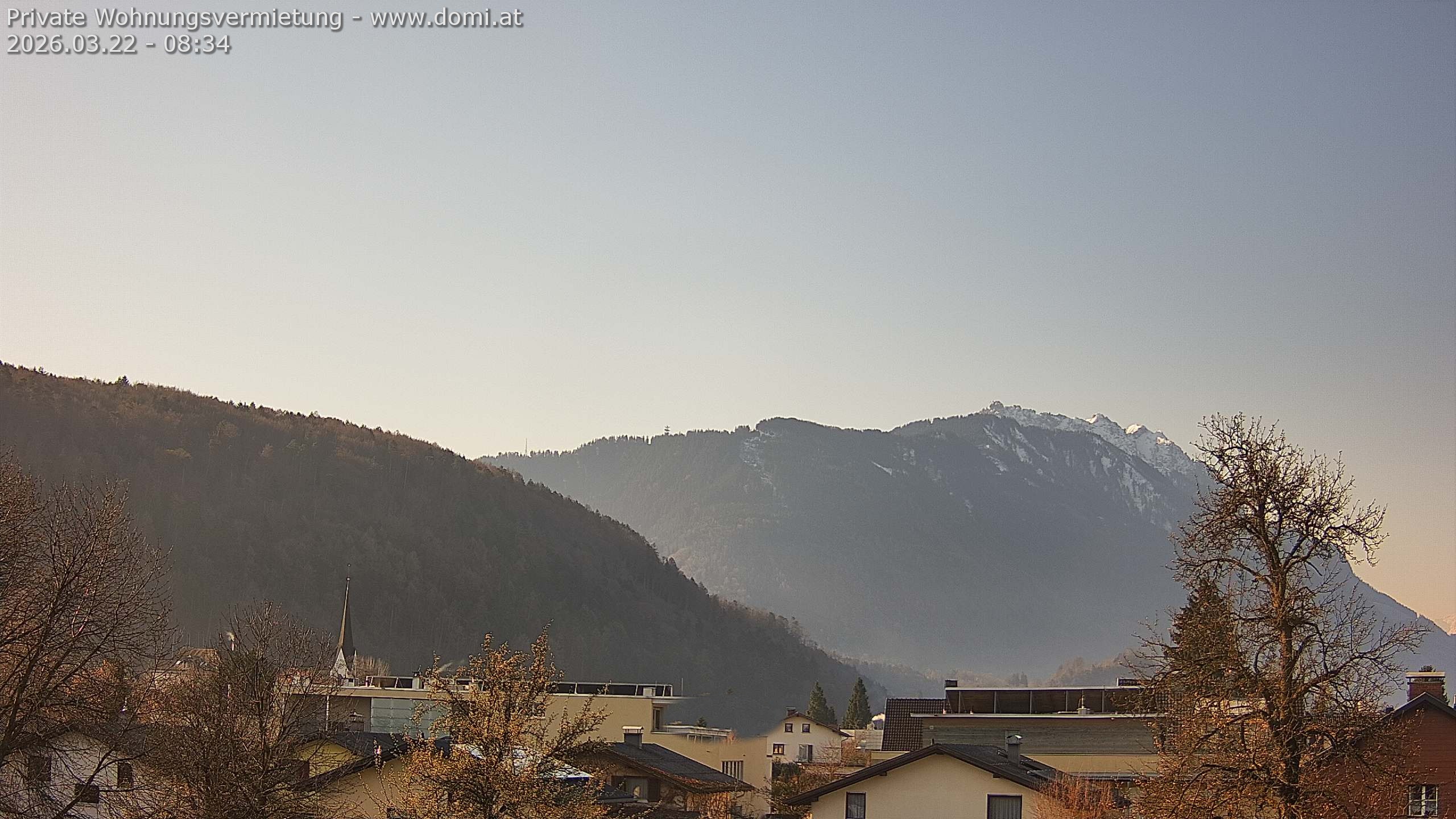 Archived image Webcam View over Gisingen in Feldkirch