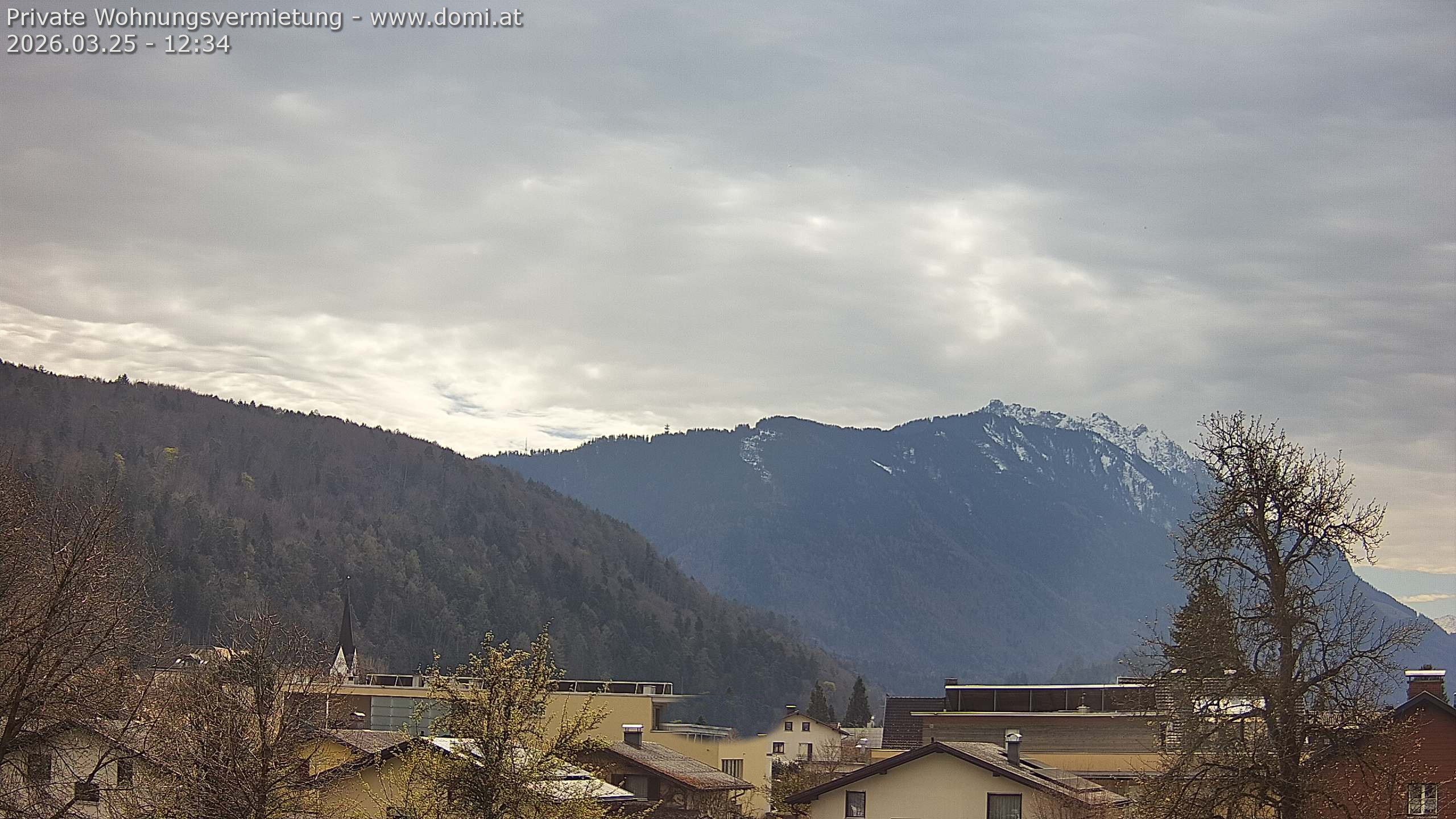 Archiv Foto Webcam Blick über Gisingen bei Feldkirch