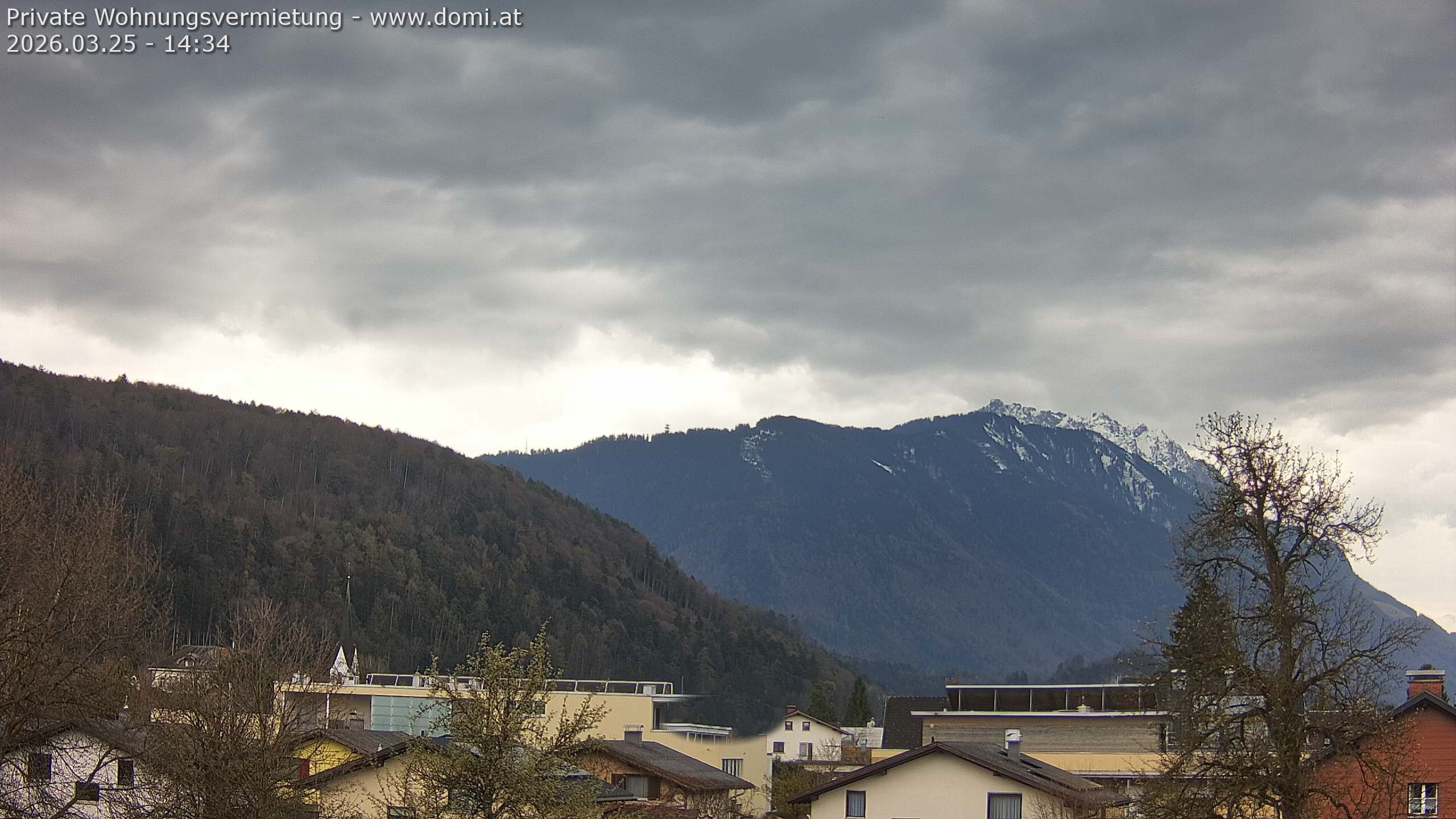 Archiv Foto Webcam Blick über Gisingen bei Feldkirch