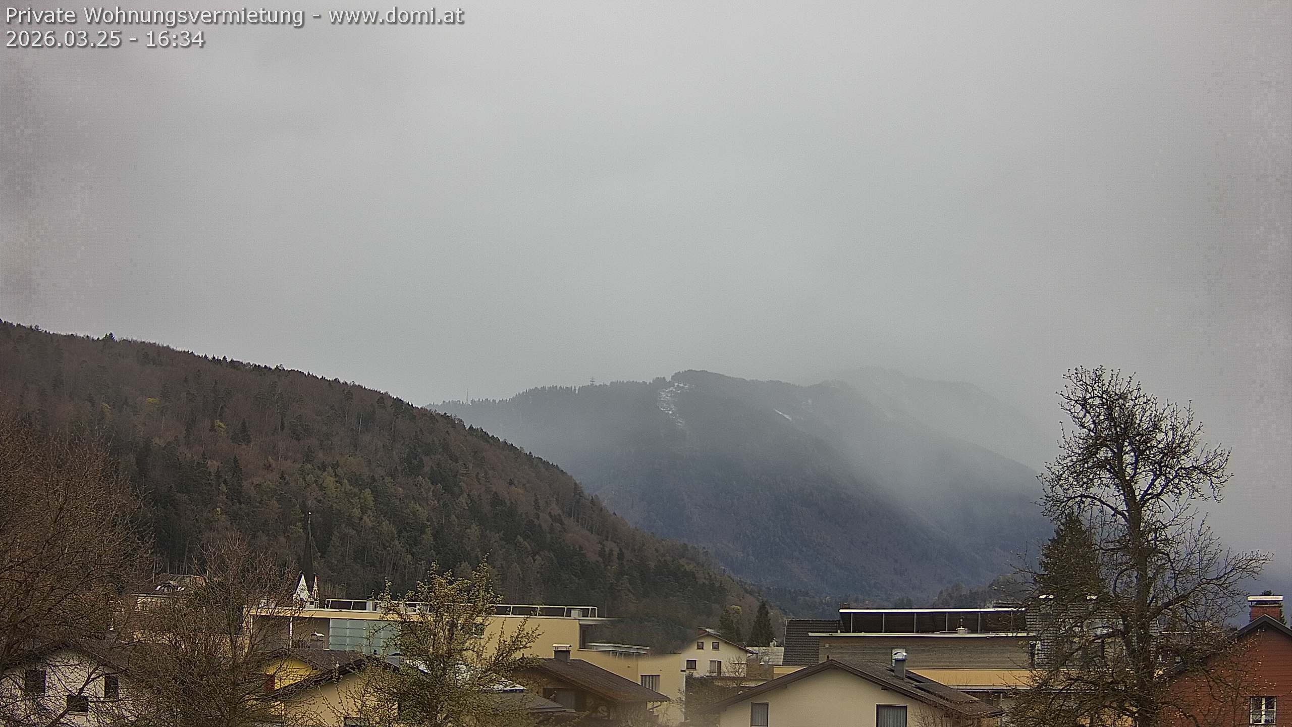 Archiv Foto Webcam Blick über Gisingen bei Feldkirch