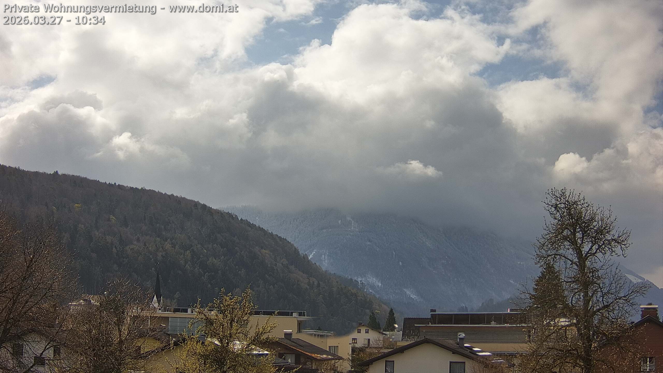 Archiv Foto Webcam Blick über Gisingen bei Feldkirch