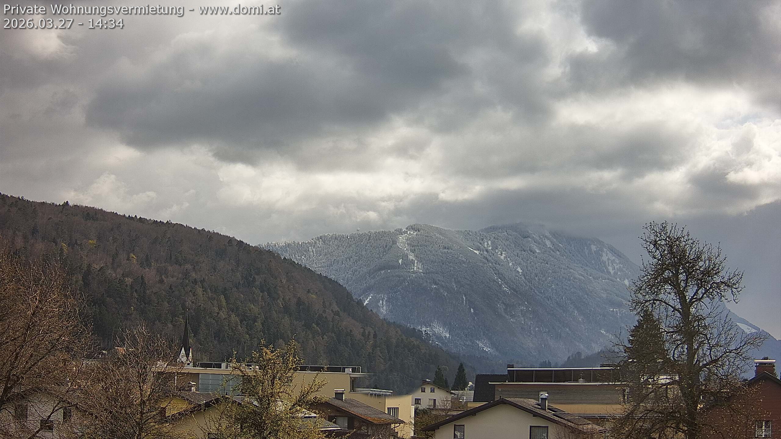 Archiv Foto Webcam Blick über Gisingen bei Feldkirch