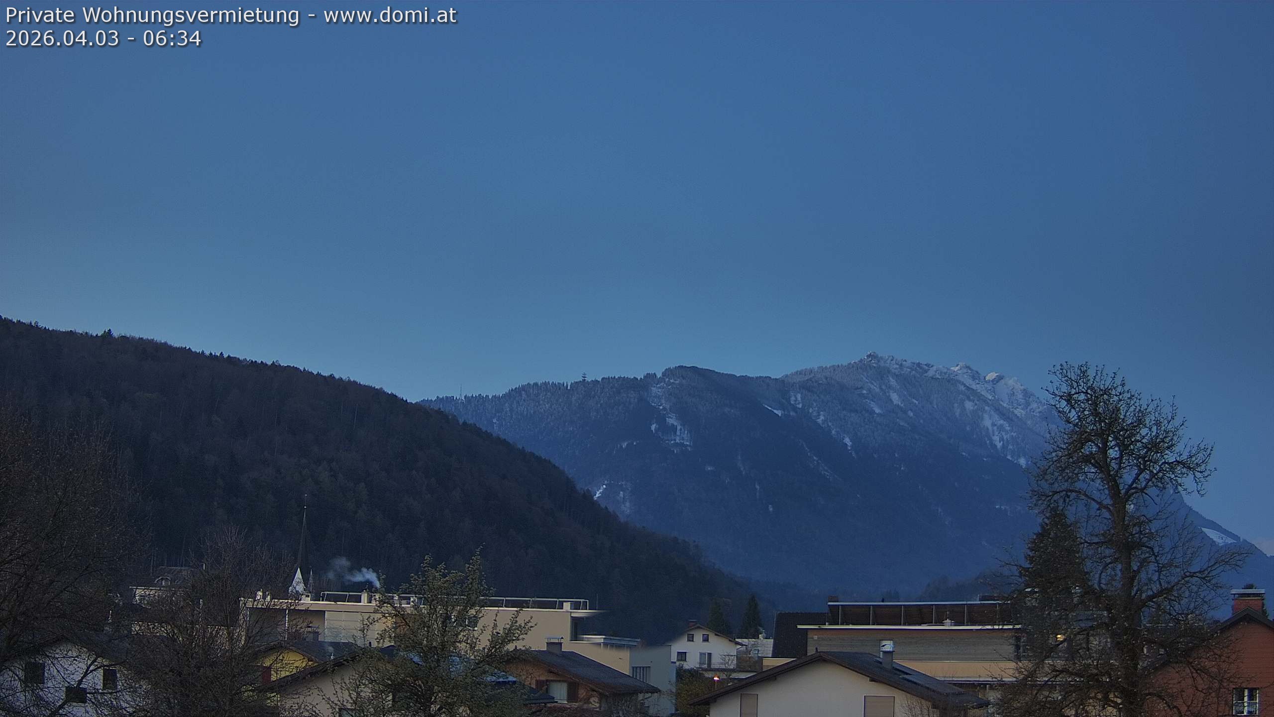 Archiv Foto Webcam Blick über Gisingen bei Feldkirch