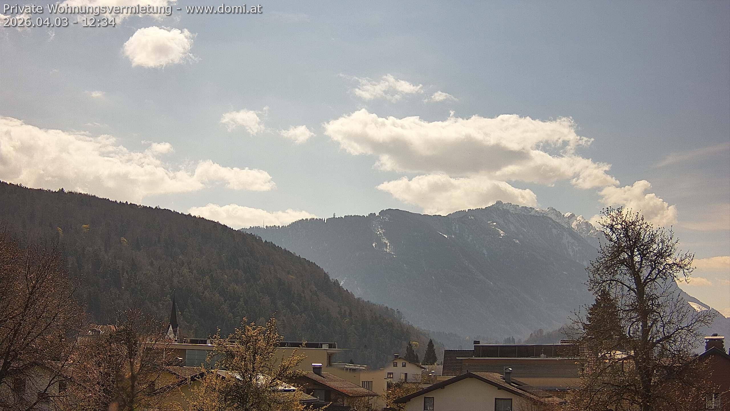 Archiv Foto Webcam Blick über Gisingen bei Feldkirch