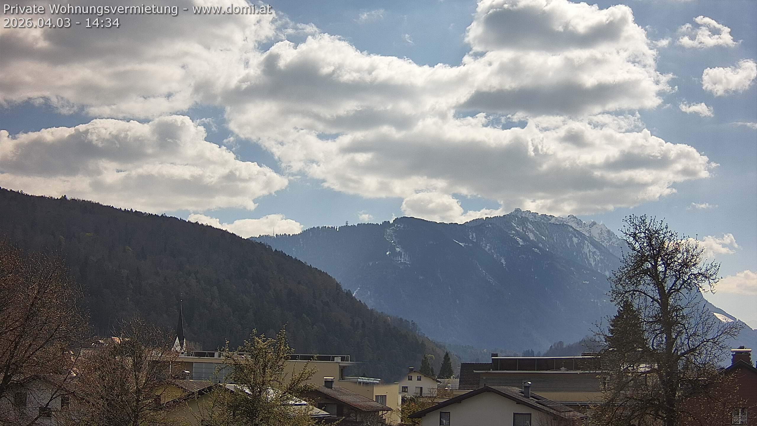 Archiv Foto Webcam Blick über Gisingen bei Feldkirch