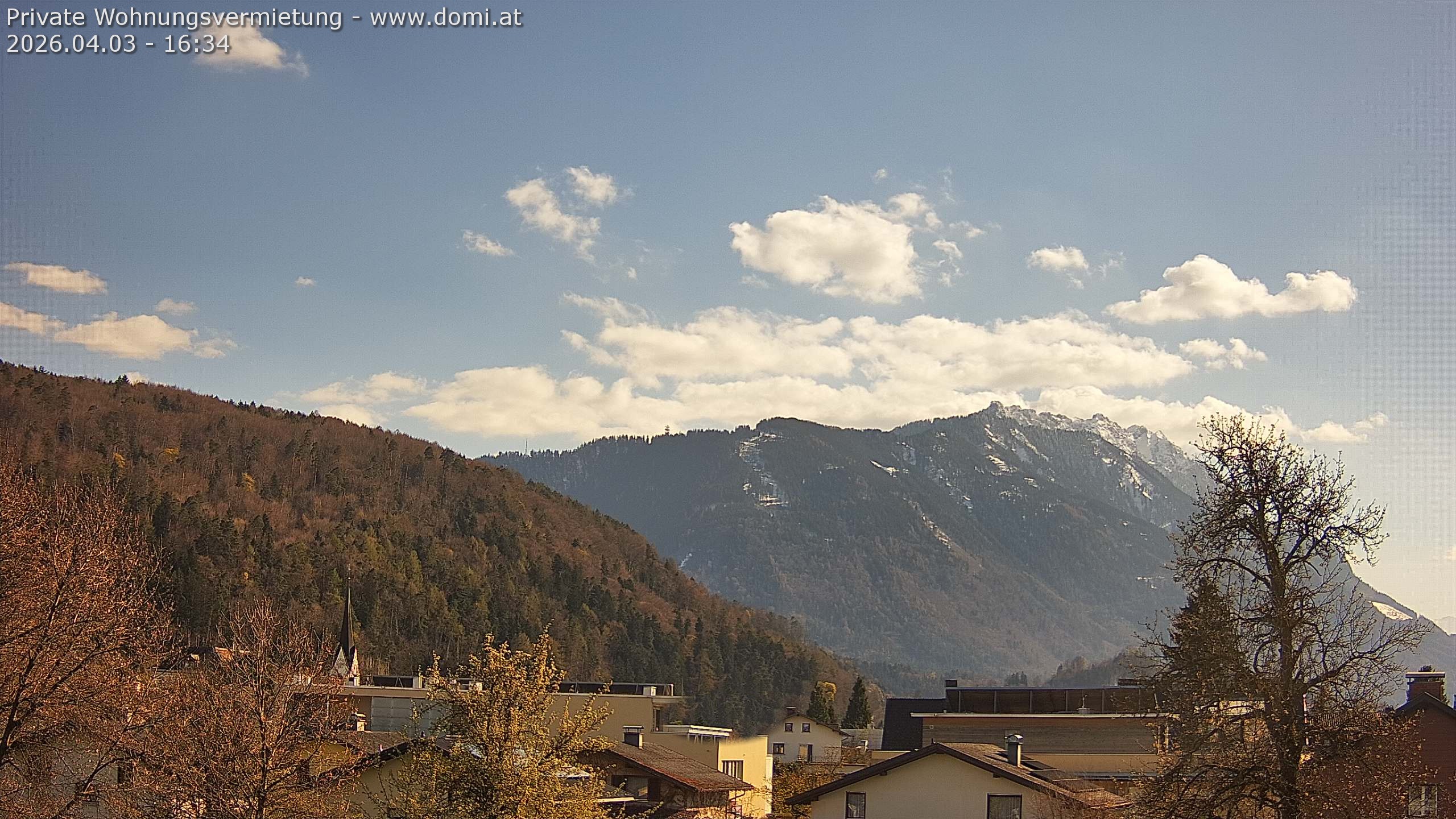 Archiv Foto Webcam Blick über Gisingen bei Feldkirch