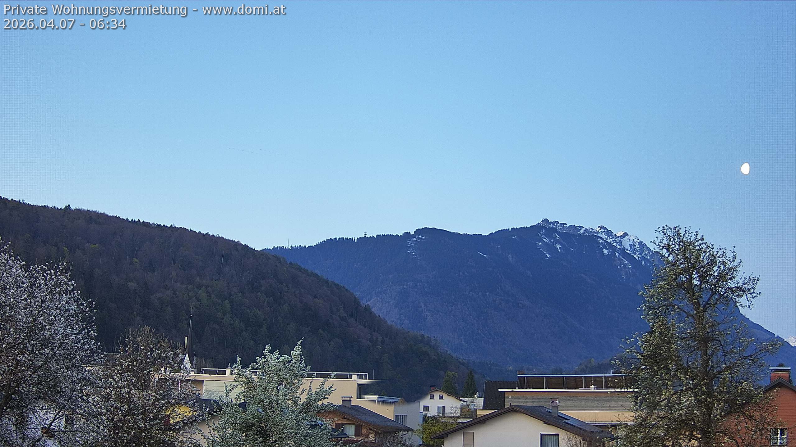 Archived image Webcam View over Gisingen in Feldkirch
