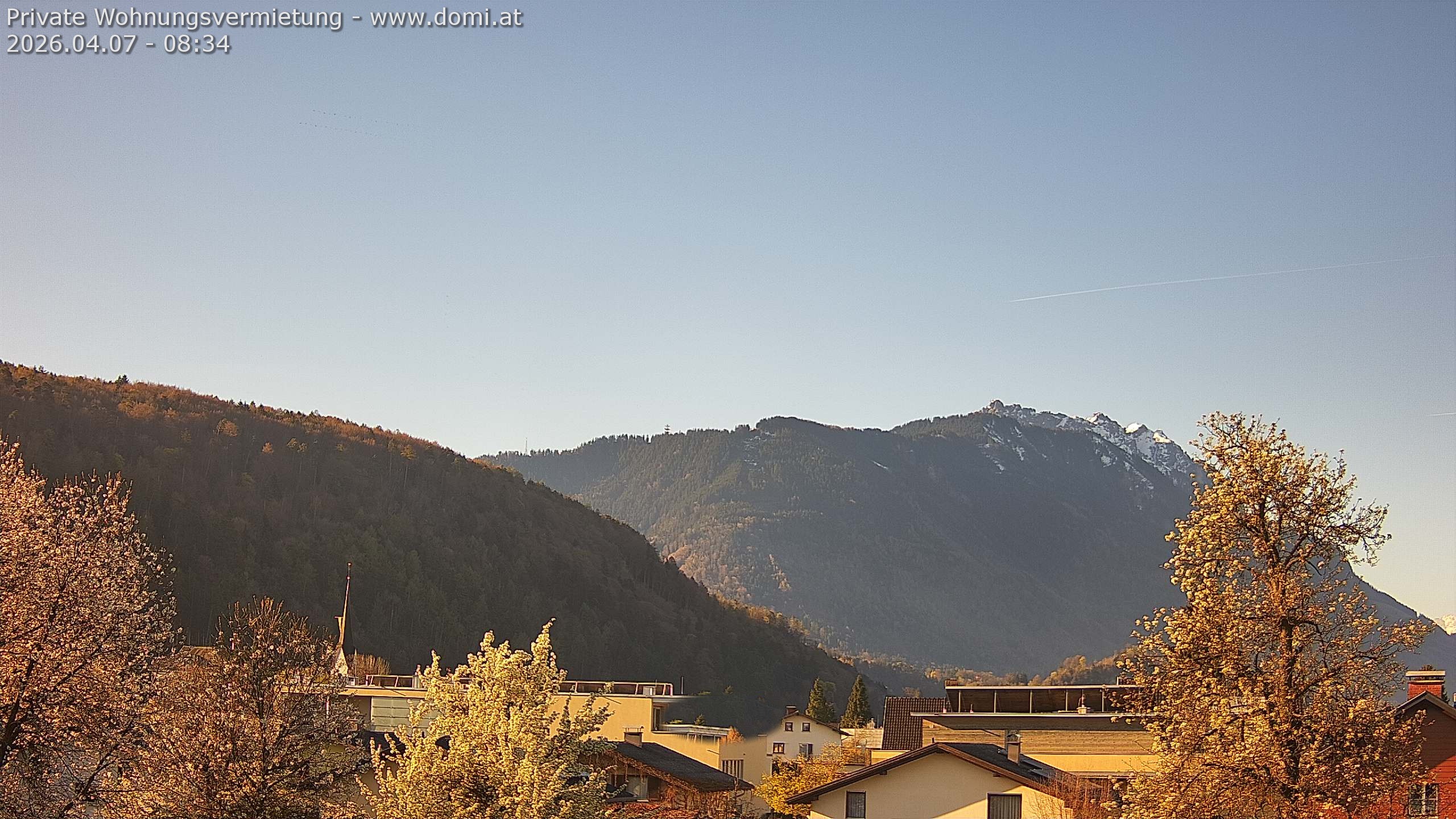 Archived image Webcam View over Gisingen in Feldkirch