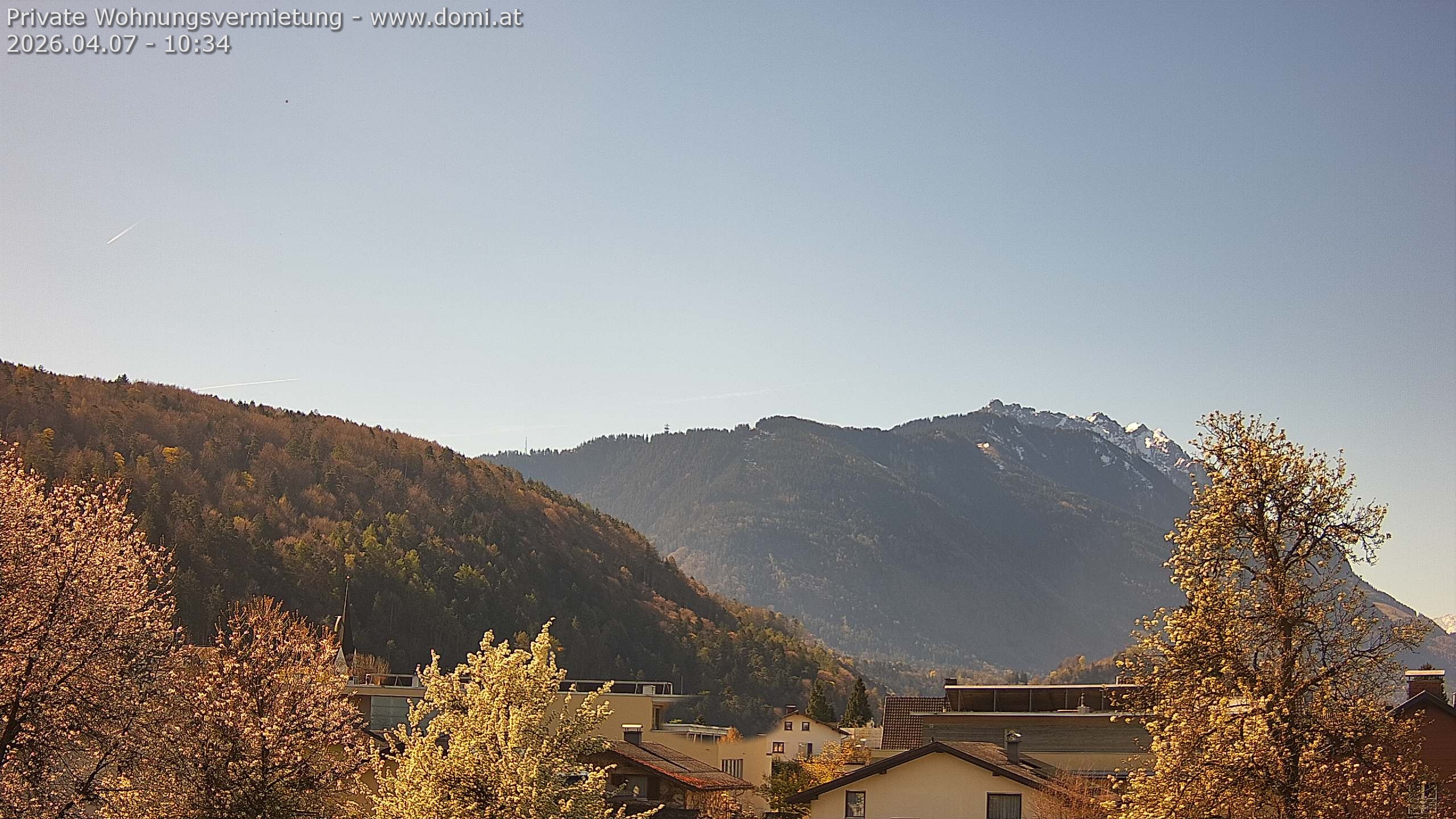 Archived image Webcam View over Gisingen in Feldkirch