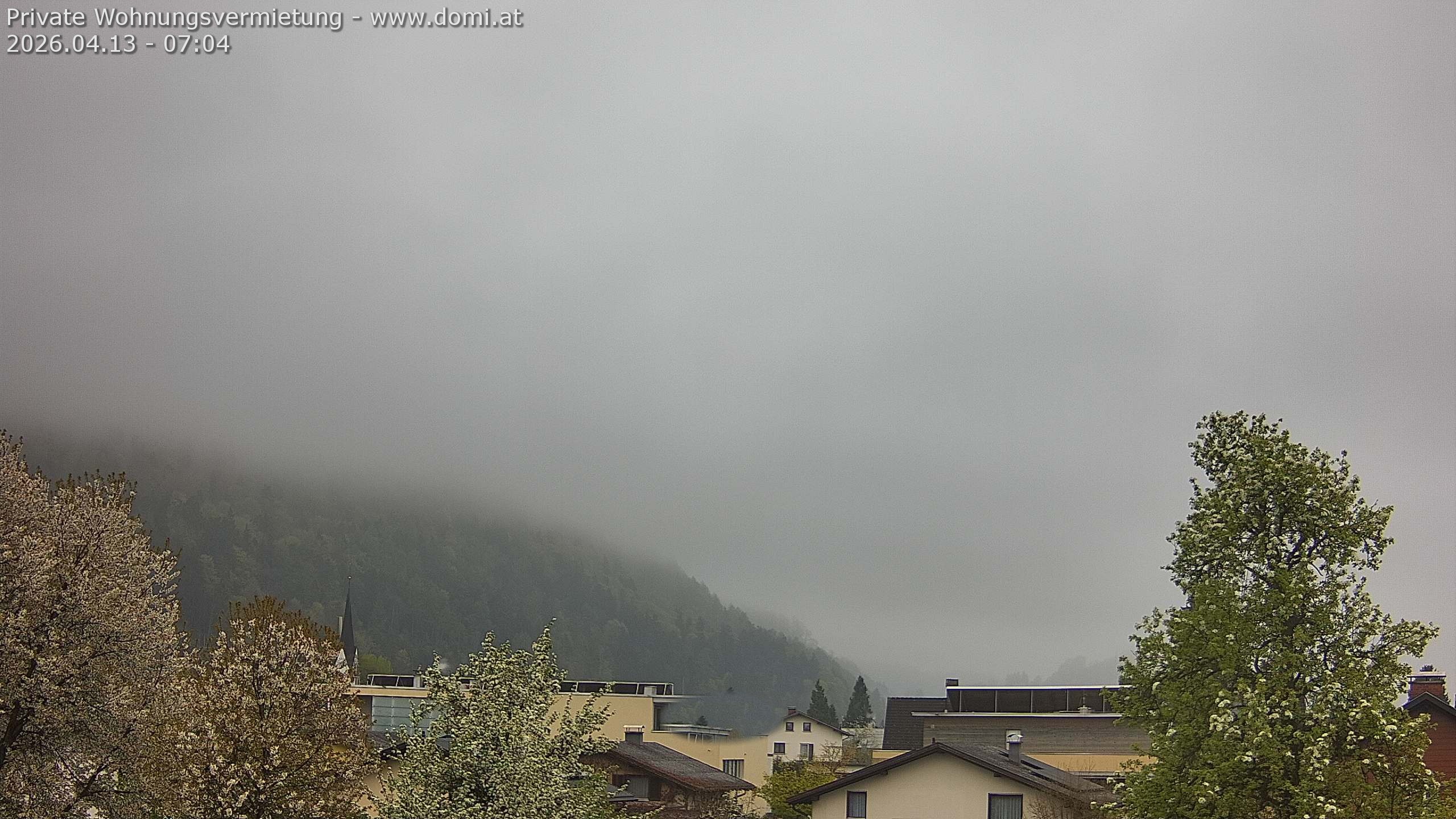 Archiv Foto Webcam Blick über Gisingen bei Feldkirch