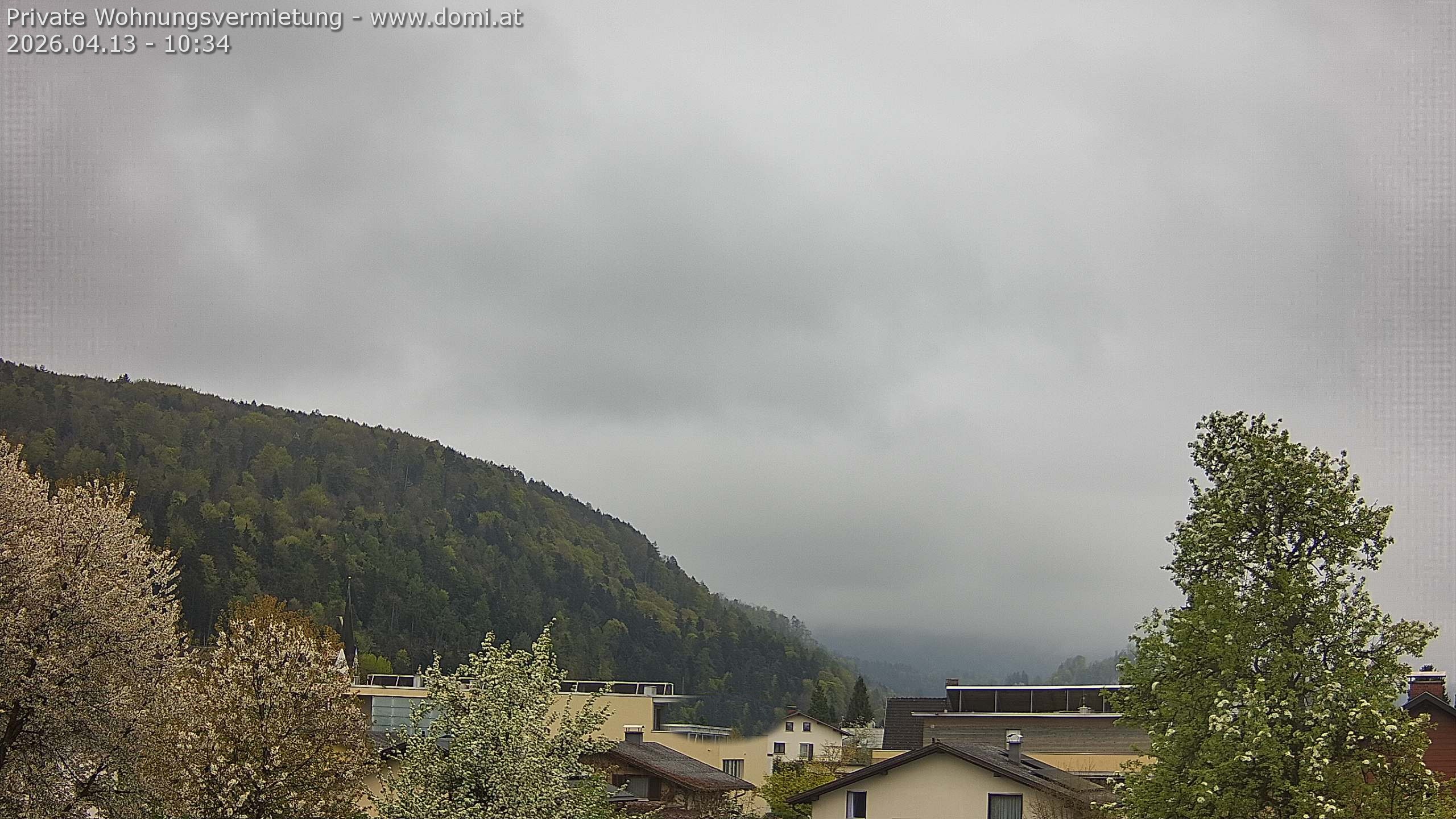 Archiv Foto Webcam Blick über Gisingen bei Feldkirch