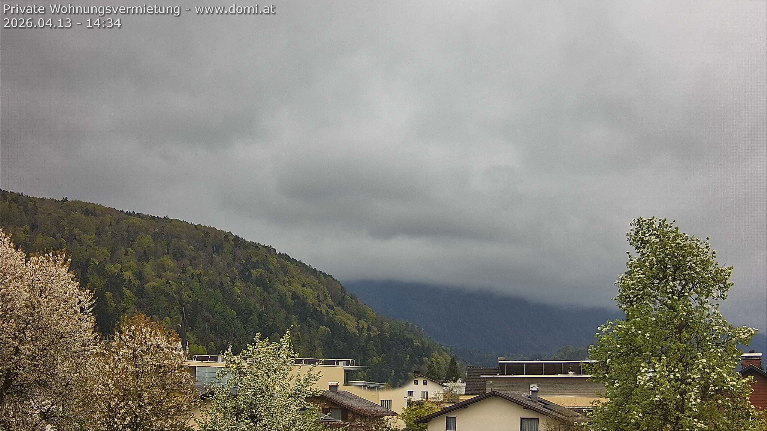 Archiv Foto Webcam Blick über Gisingen bei Feldkirch