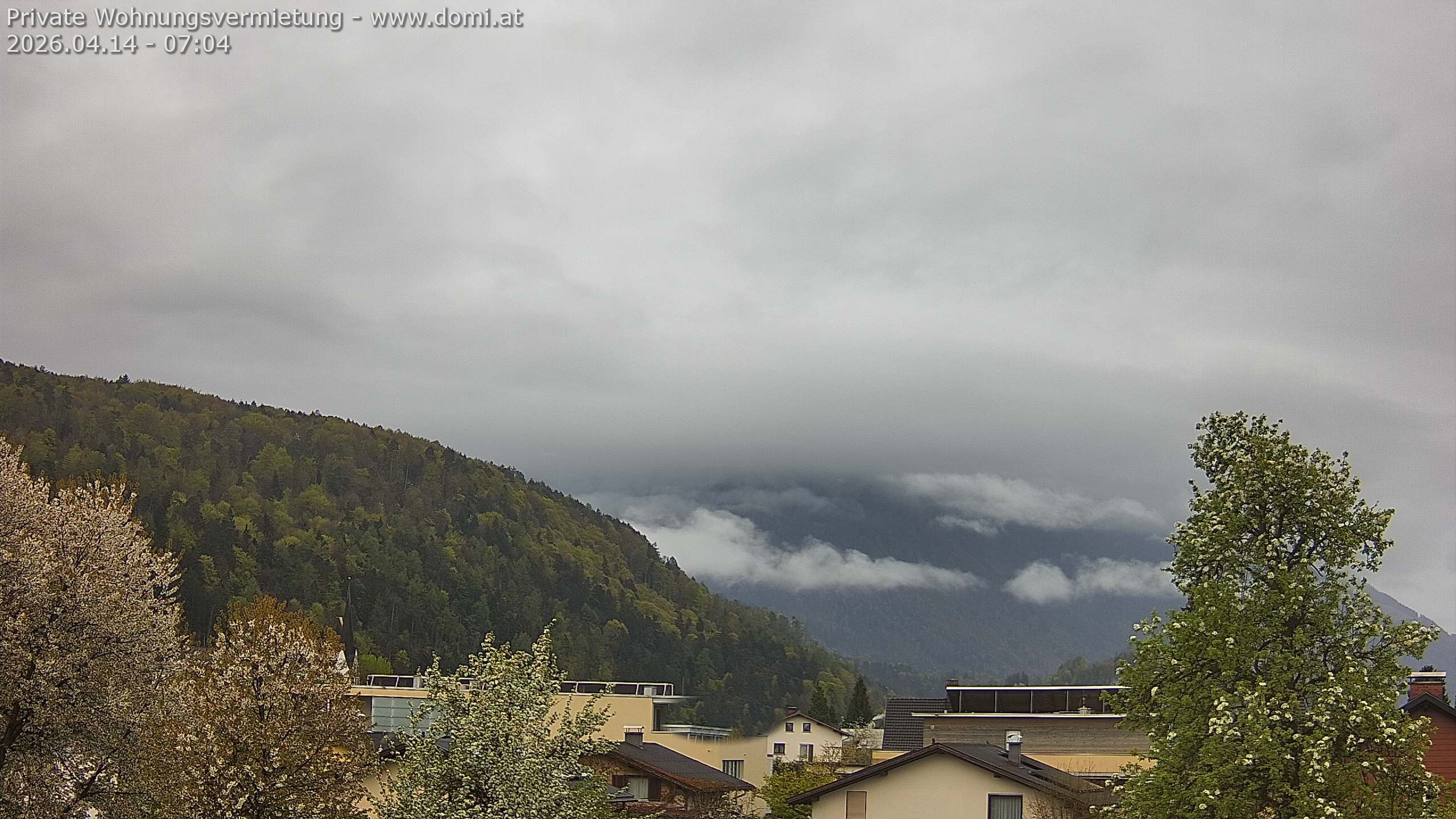 Archiv Foto Webcam Blick über Gisingen bei Feldkirch