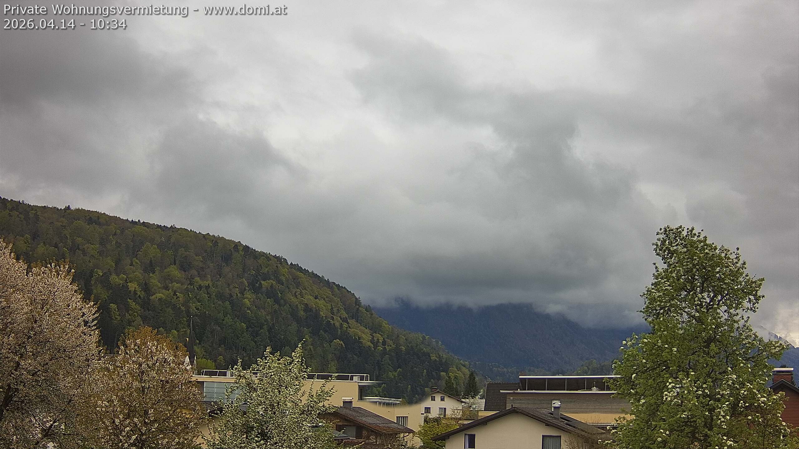 Archiv Foto Webcam Blick über Gisingen bei Feldkirch