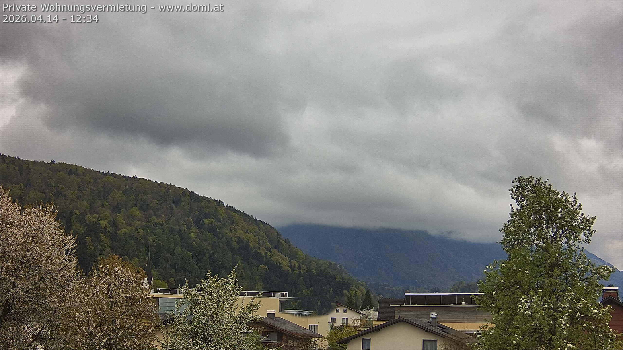 Archiv Foto Webcam Blick über Gisingen bei Feldkirch