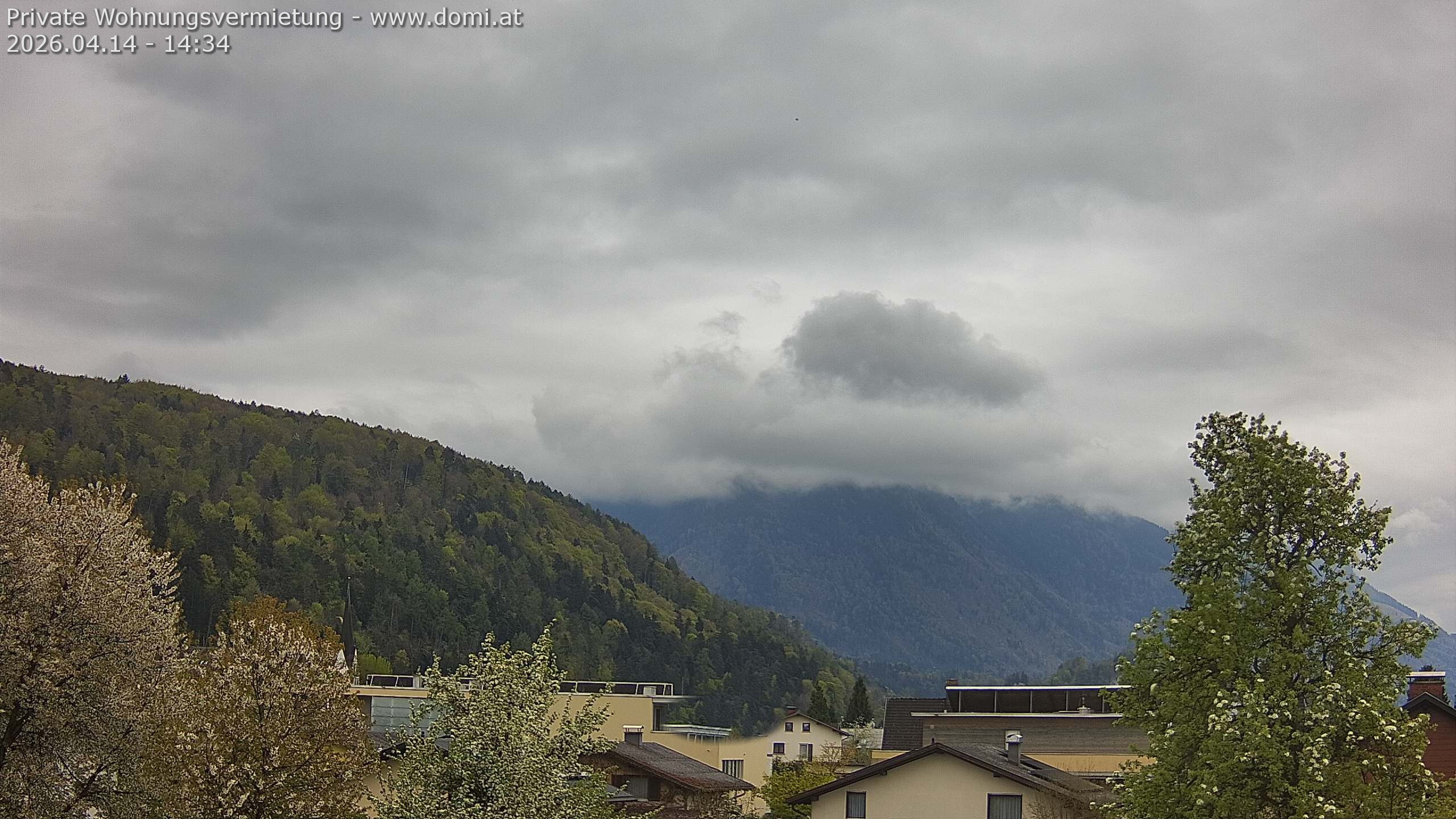 Archiv Foto Webcam Blick über Gisingen bei Feldkirch