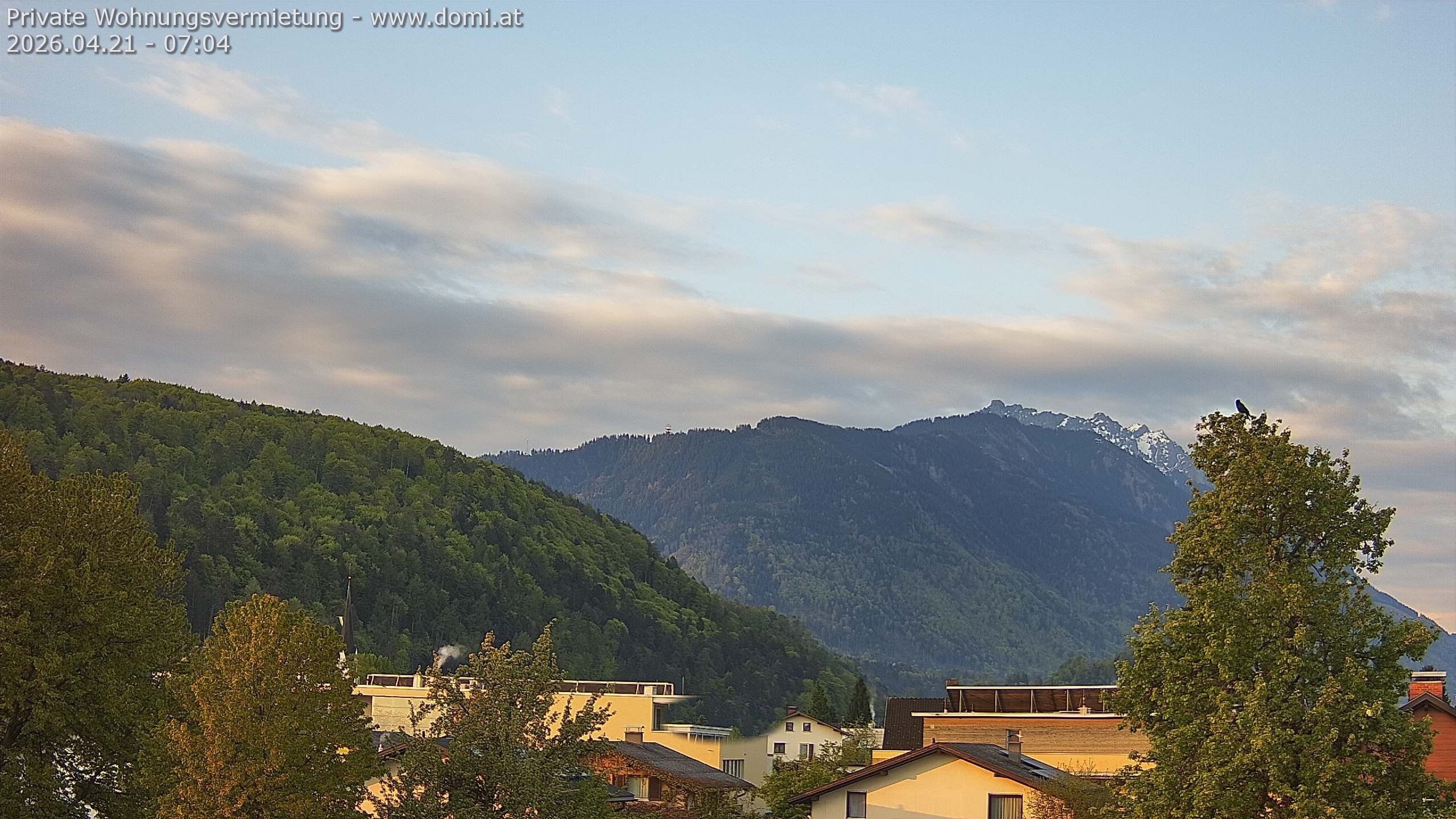 Archived image Webcam View over Gisingen in Feldkirch