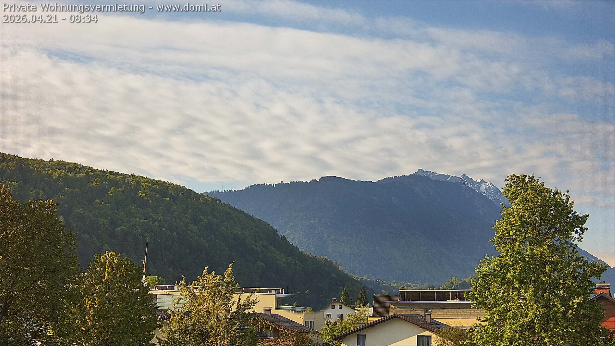 Archived image Webcam View over Gisingen in Feldkirch