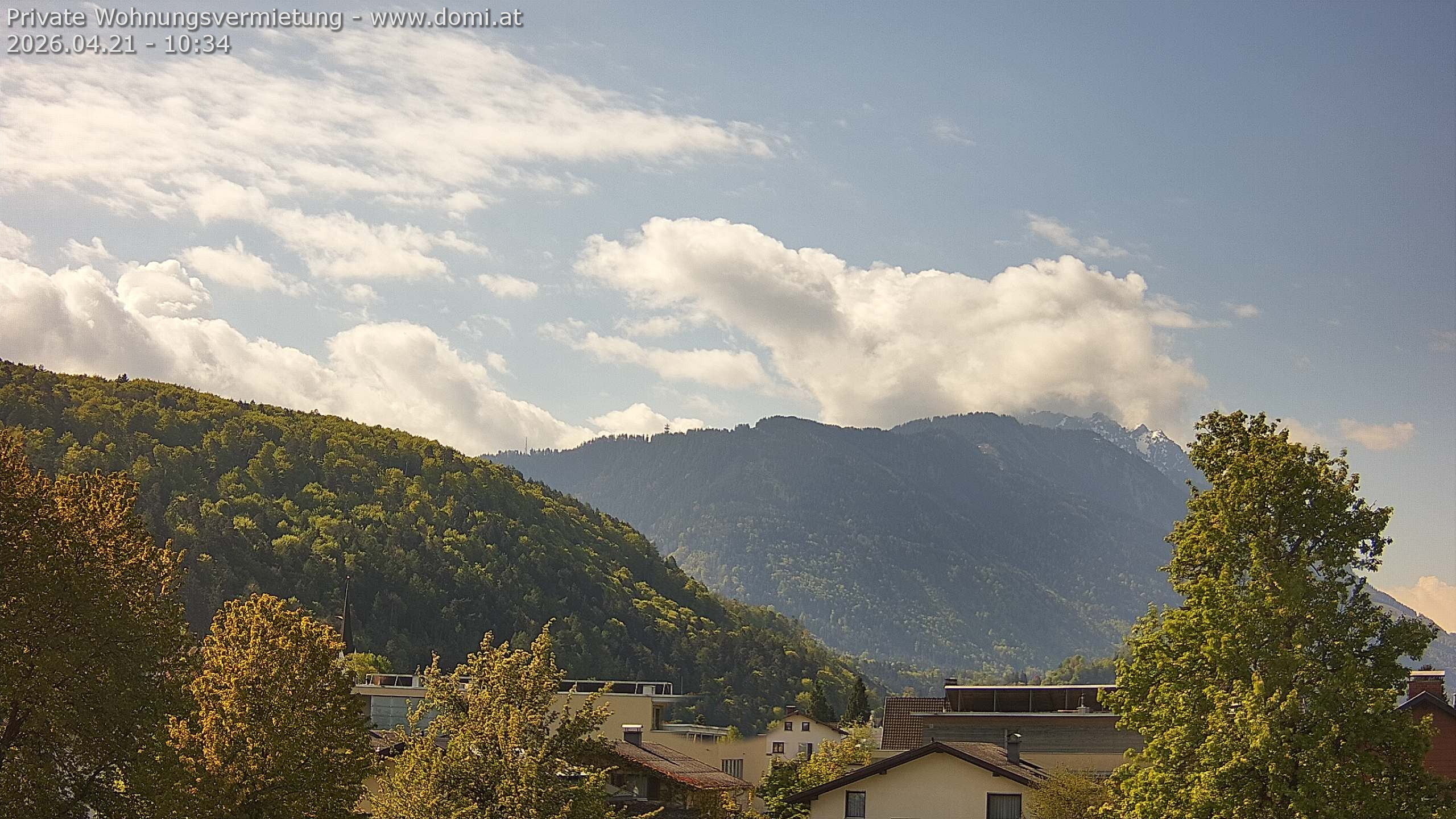Archived image Webcam View over Gisingen in Feldkirch