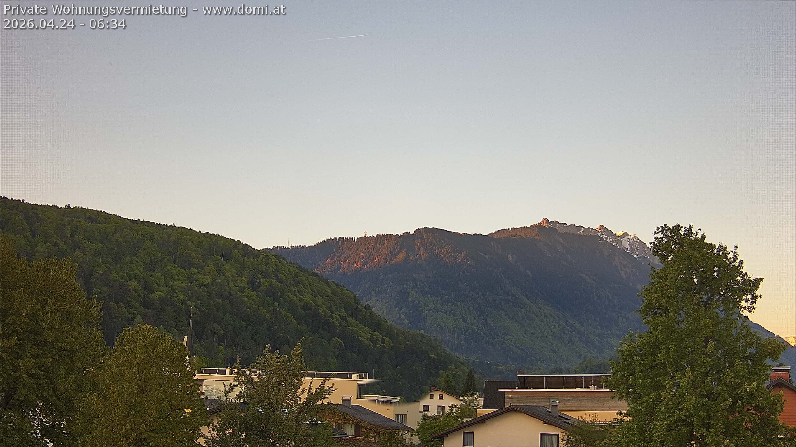 Archiv Foto Webcam Blick über Gisingen bei Feldkirch