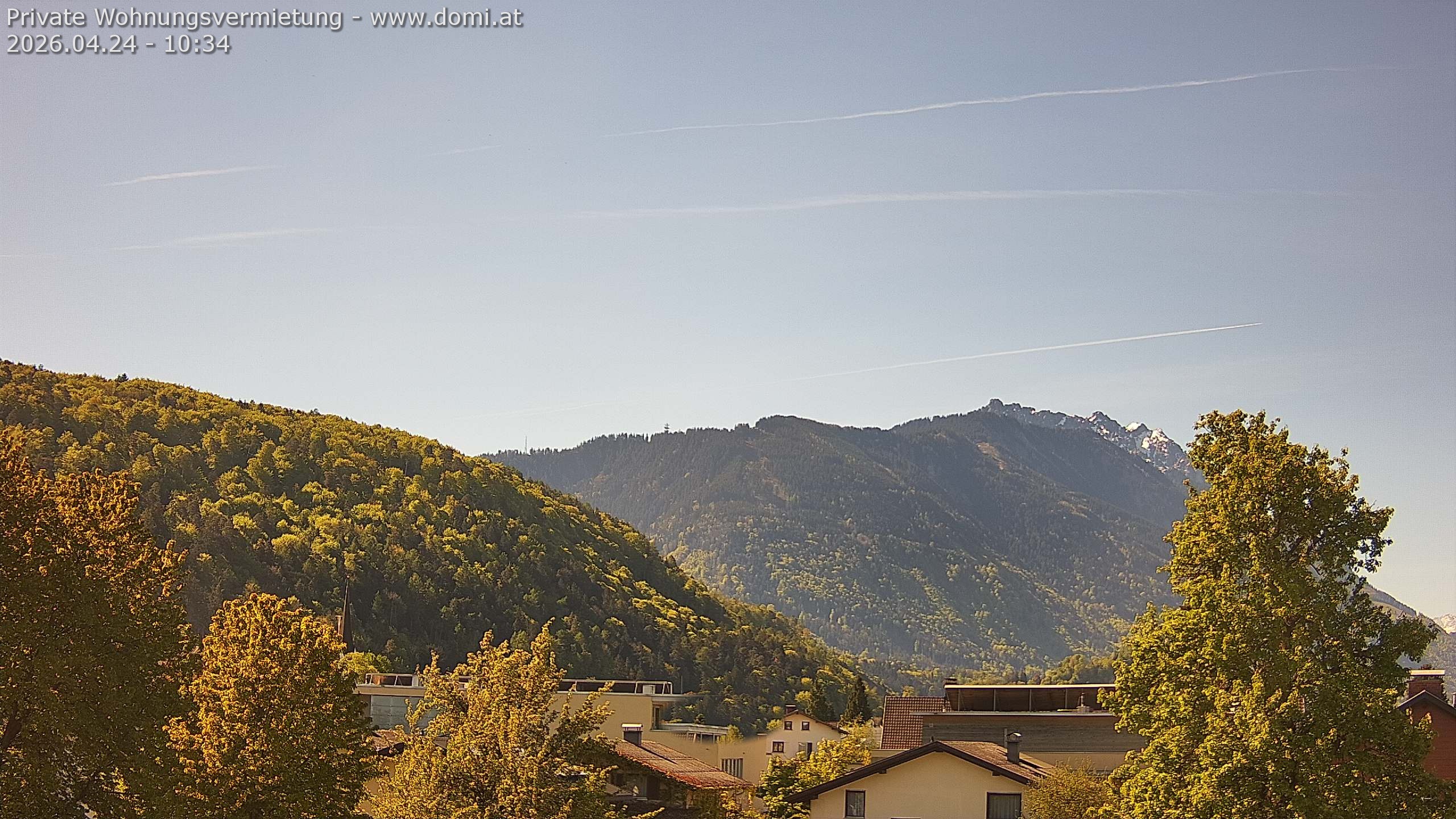 Archiv Foto Webcam Blick über Gisingen bei Feldkirch
