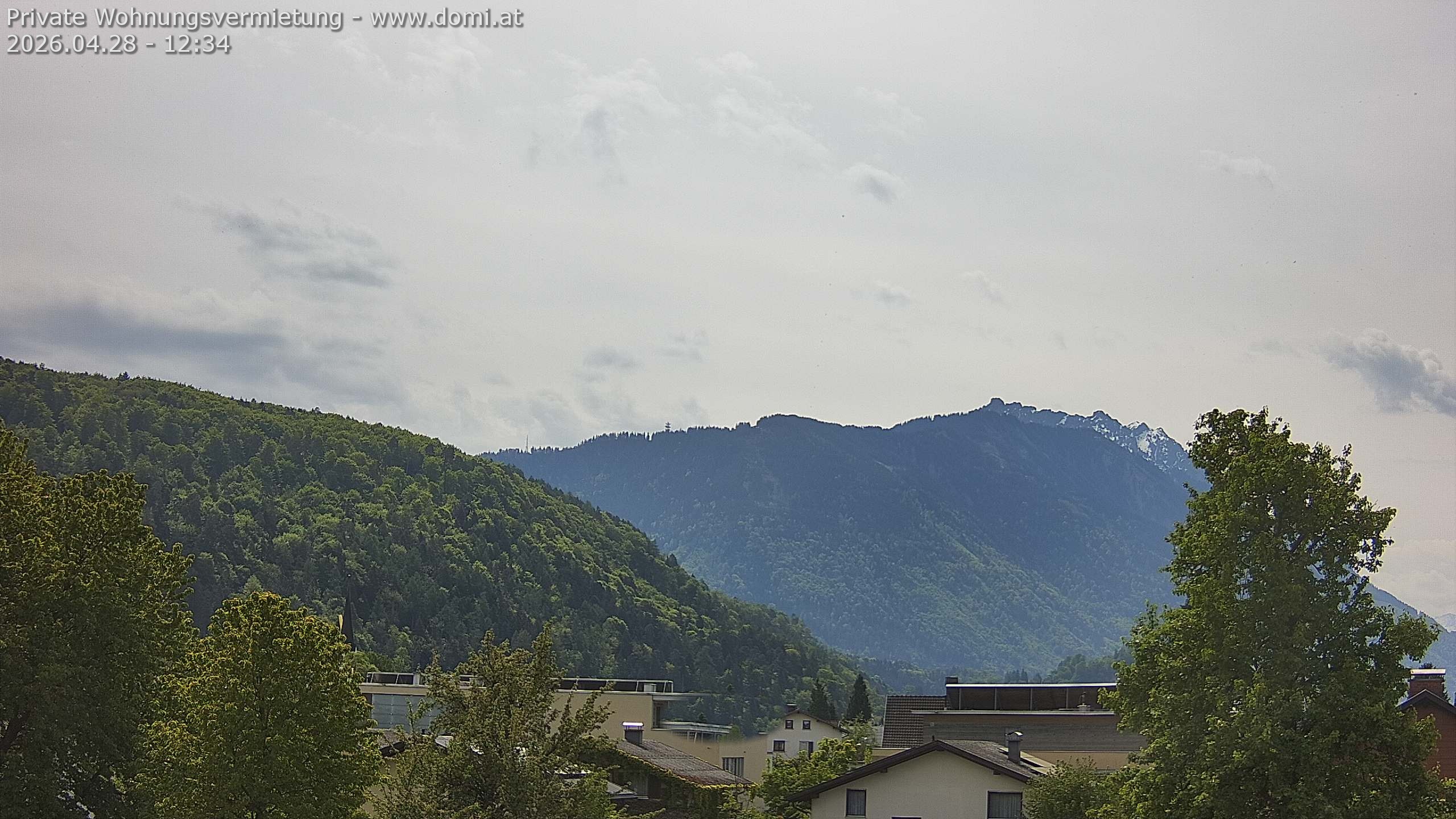 Archiv Foto Webcam Blick über Gisingen bei Feldkirch