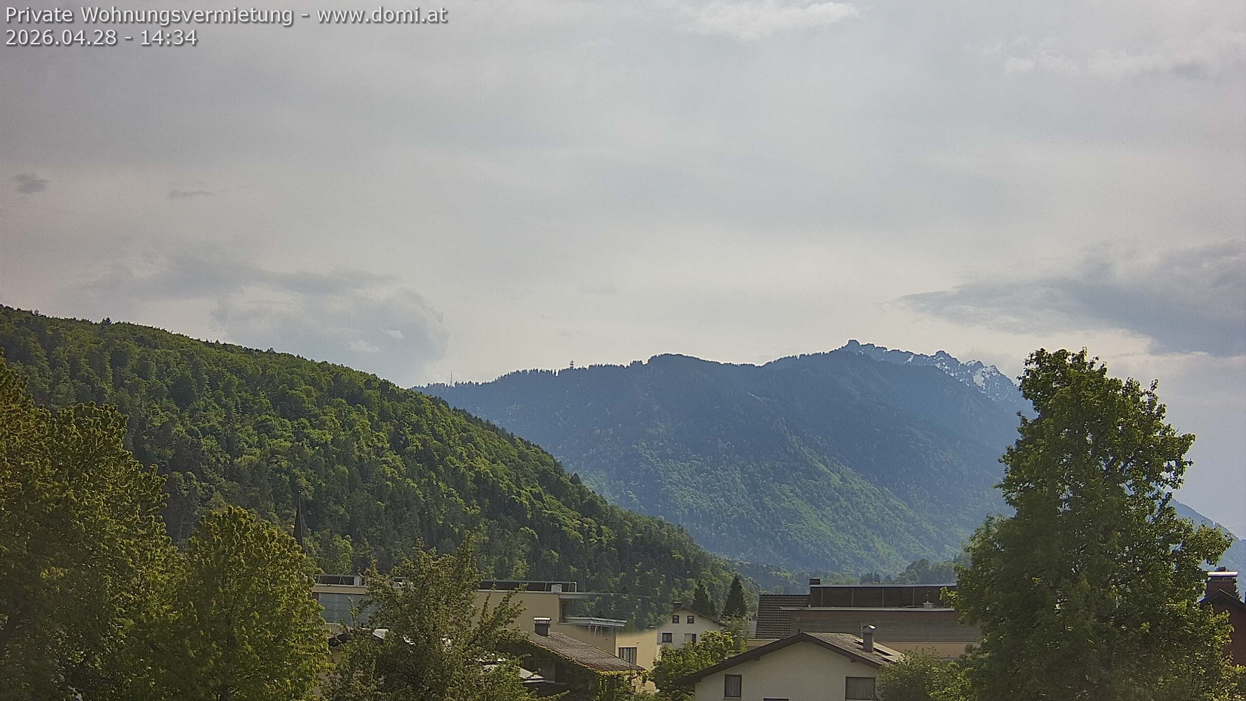 Archiv Foto Webcam Blick über Gisingen bei Feldkirch