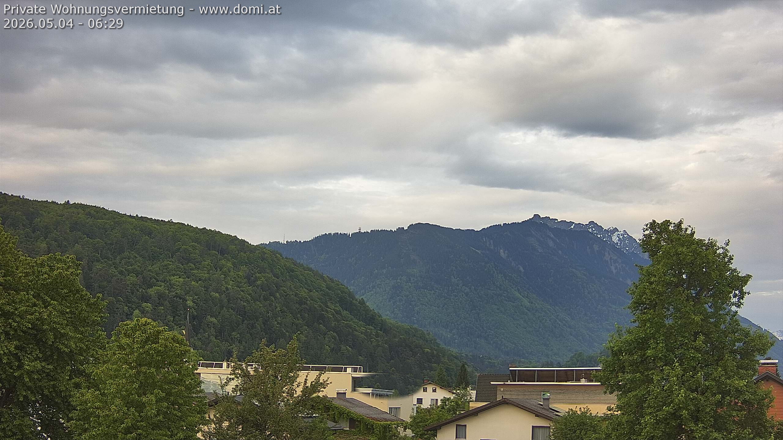 Archiv Foto Webcam Blick über Gisingen bei Feldkirch