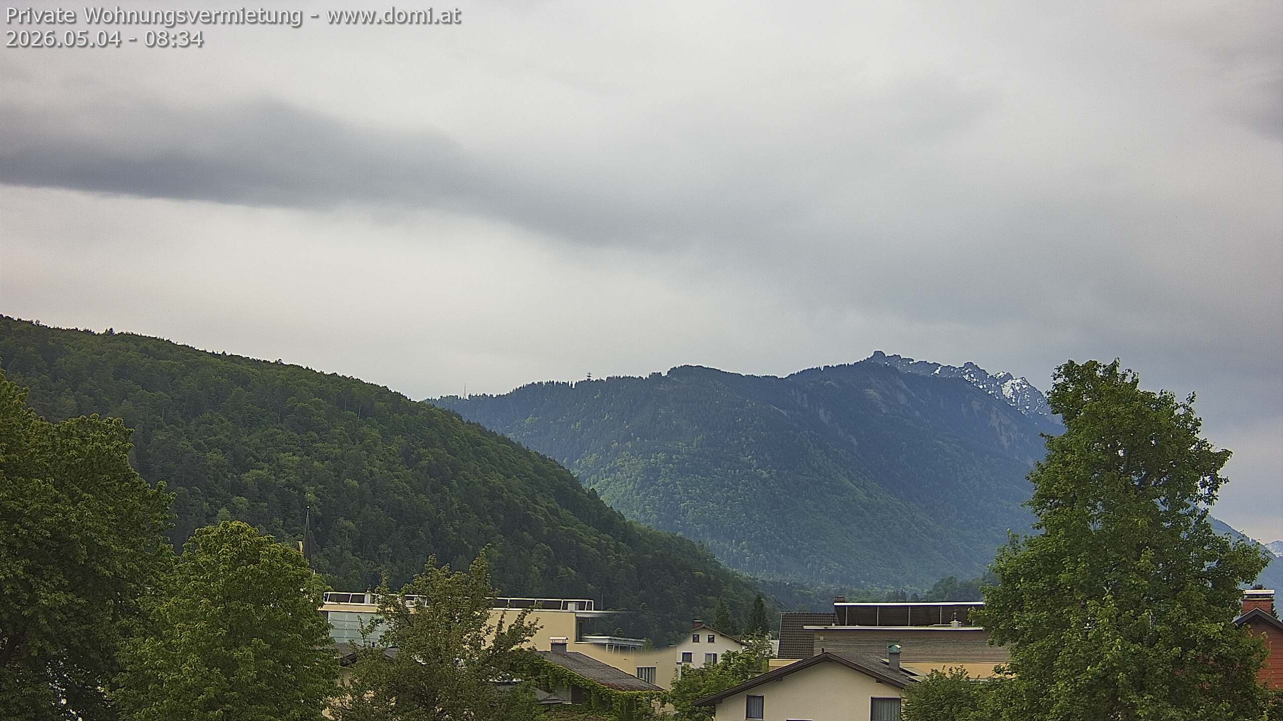 Archiv Foto Webcam Blick über Gisingen bei Feldkirch