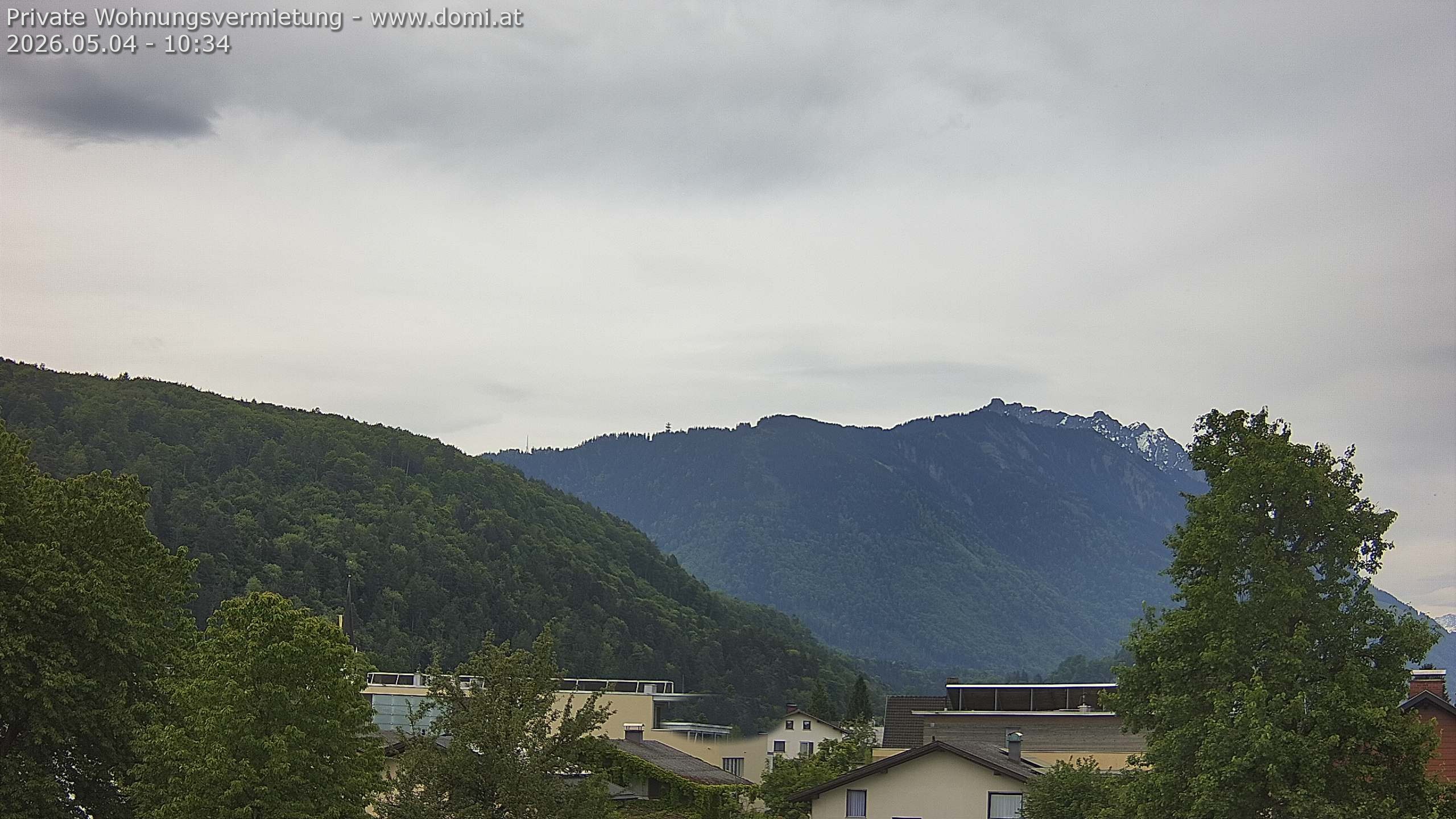 Archiv Foto Webcam Blick über Gisingen bei Feldkirch