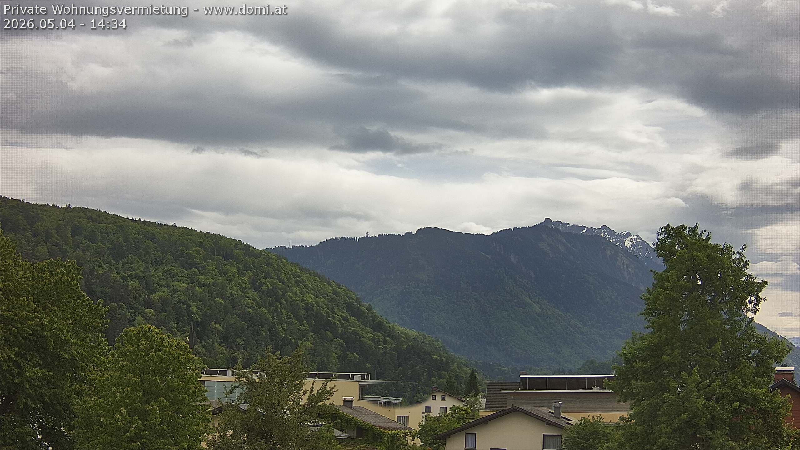 Archiv Foto Webcam Blick über Gisingen bei Feldkirch