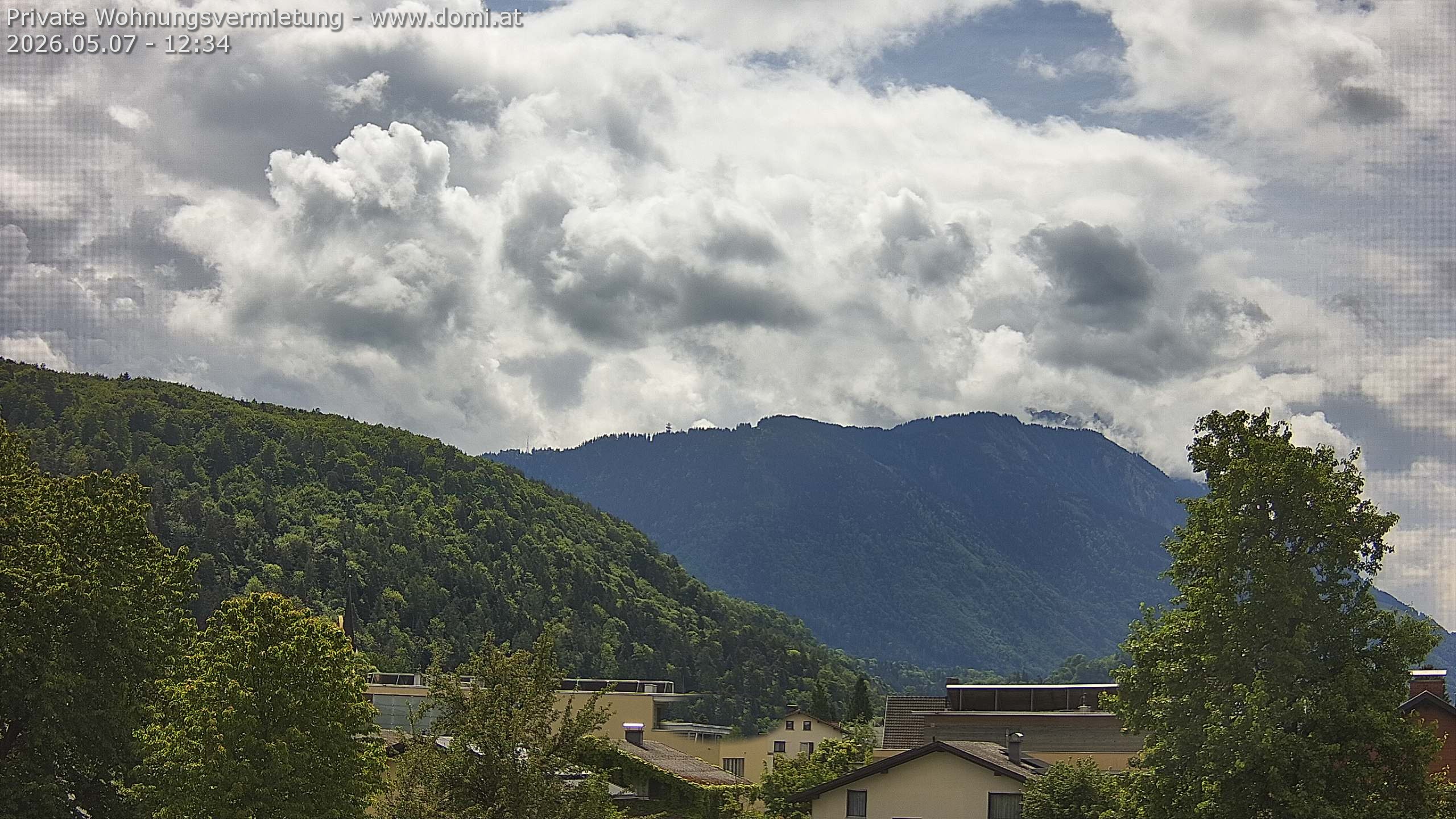 Archiv Foto Webcam Blick über Gisingen bei Feldkirch