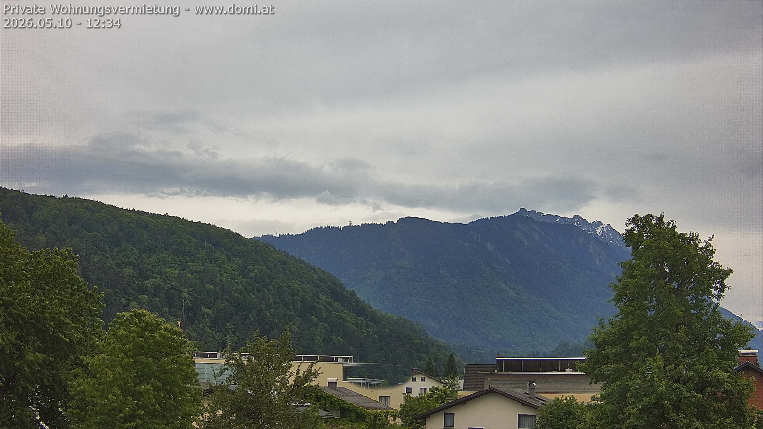 Archived image Webcam View over Gisingen in Feldkirch