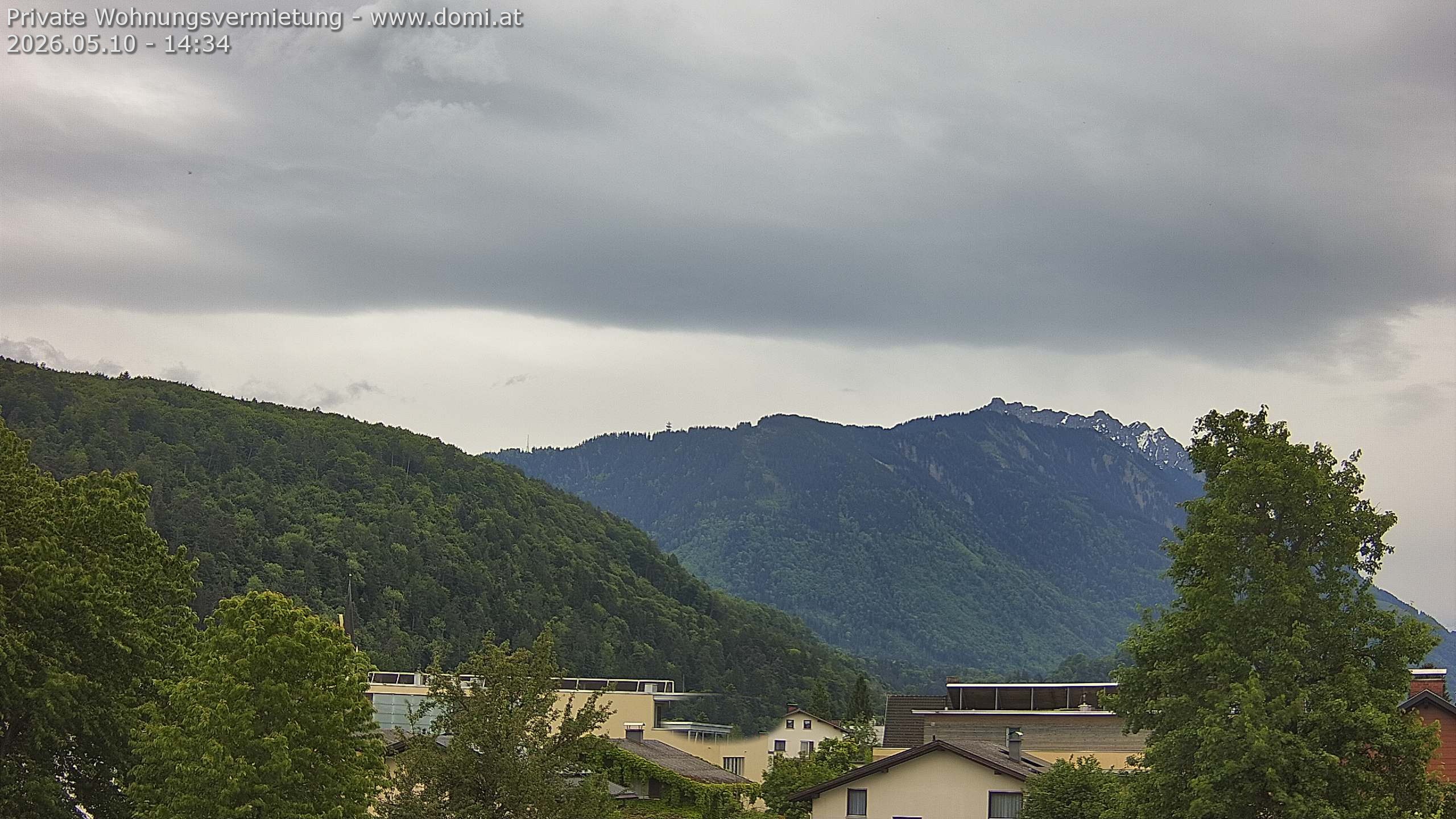 Archived image Webcam View over Gisingen in Feldkirch