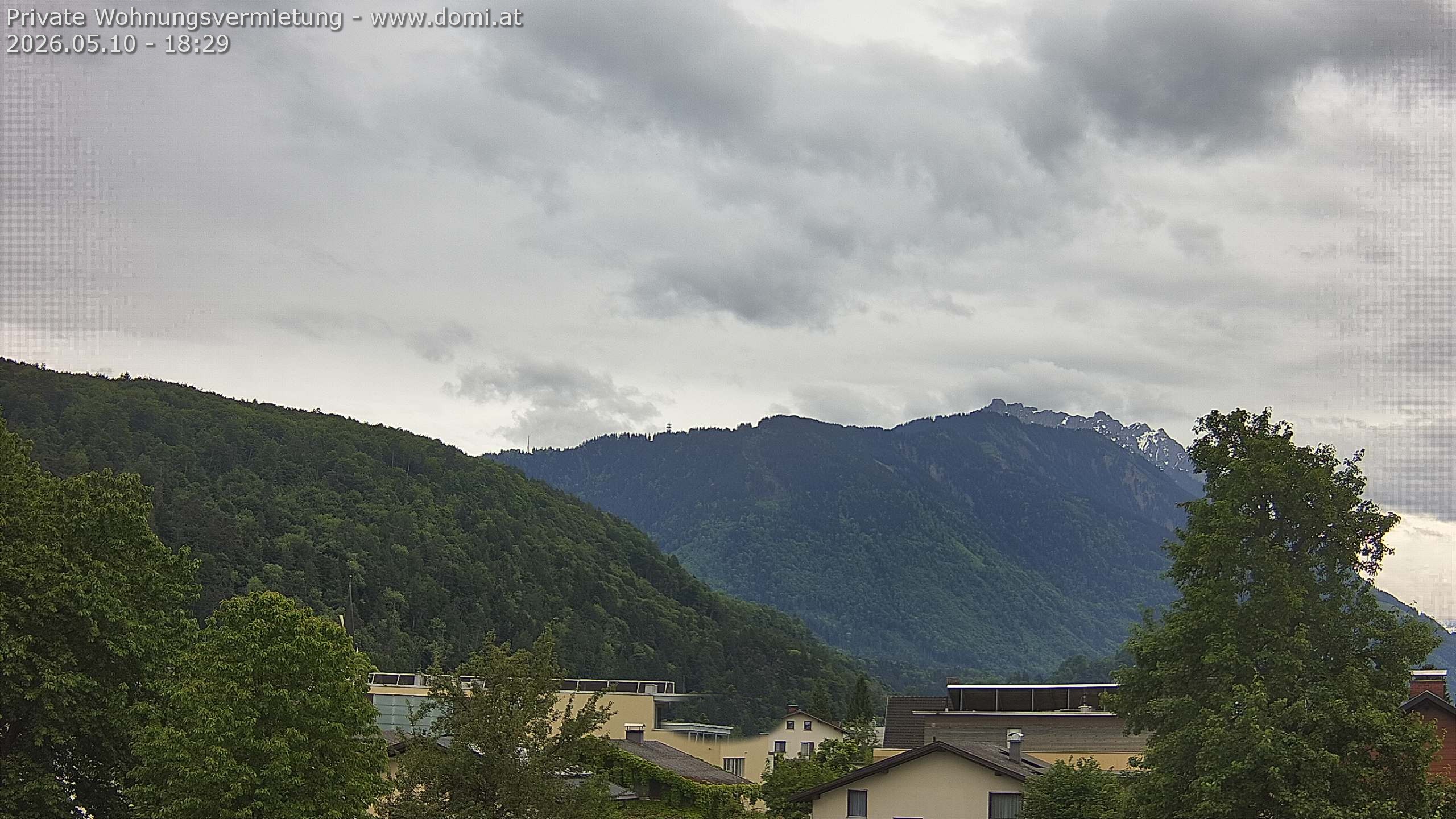 Archived image Webcam View over Gisingen in Feldkirch