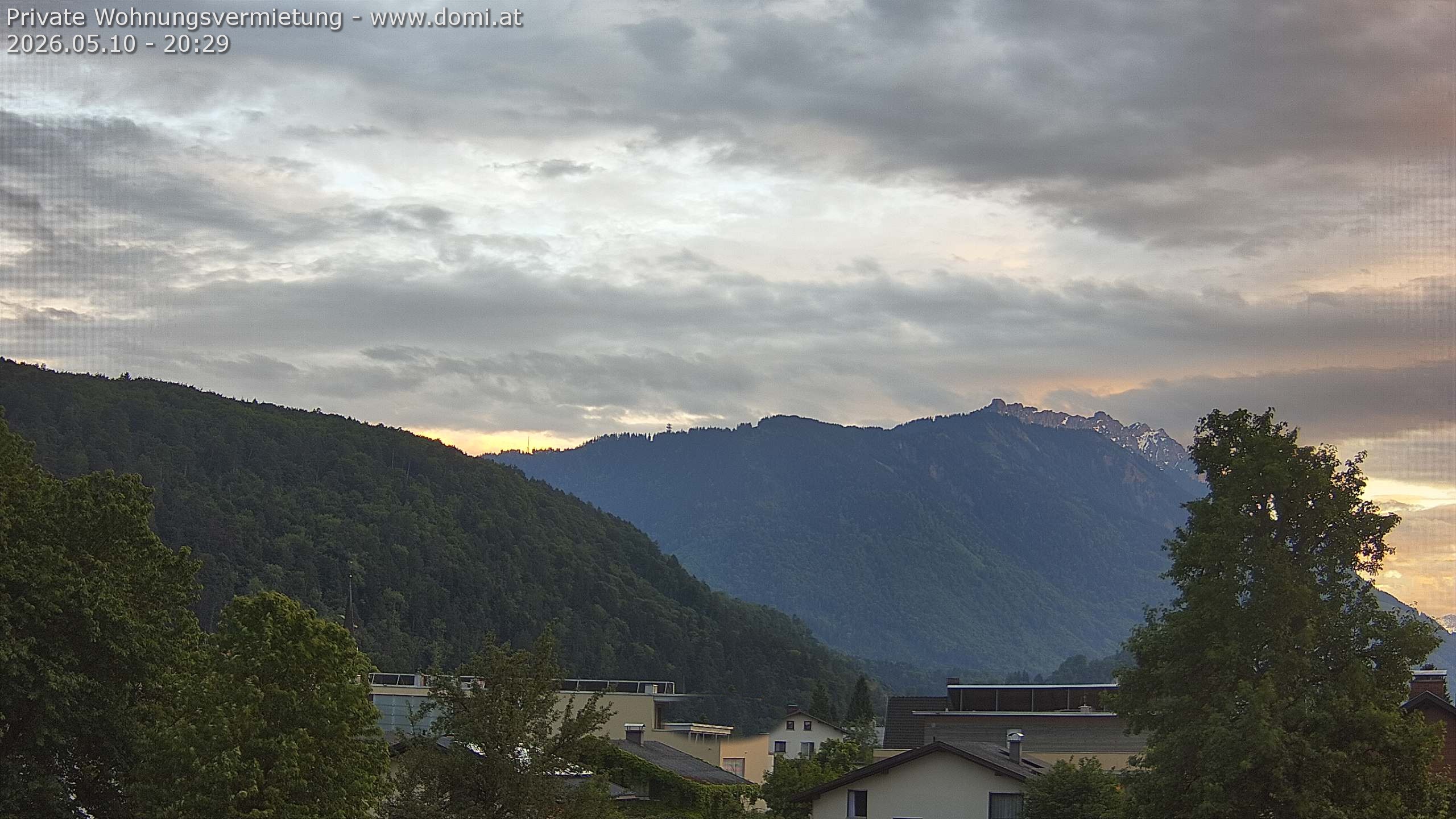 Archived image Webcam View over Gisingen in Feldkirch
