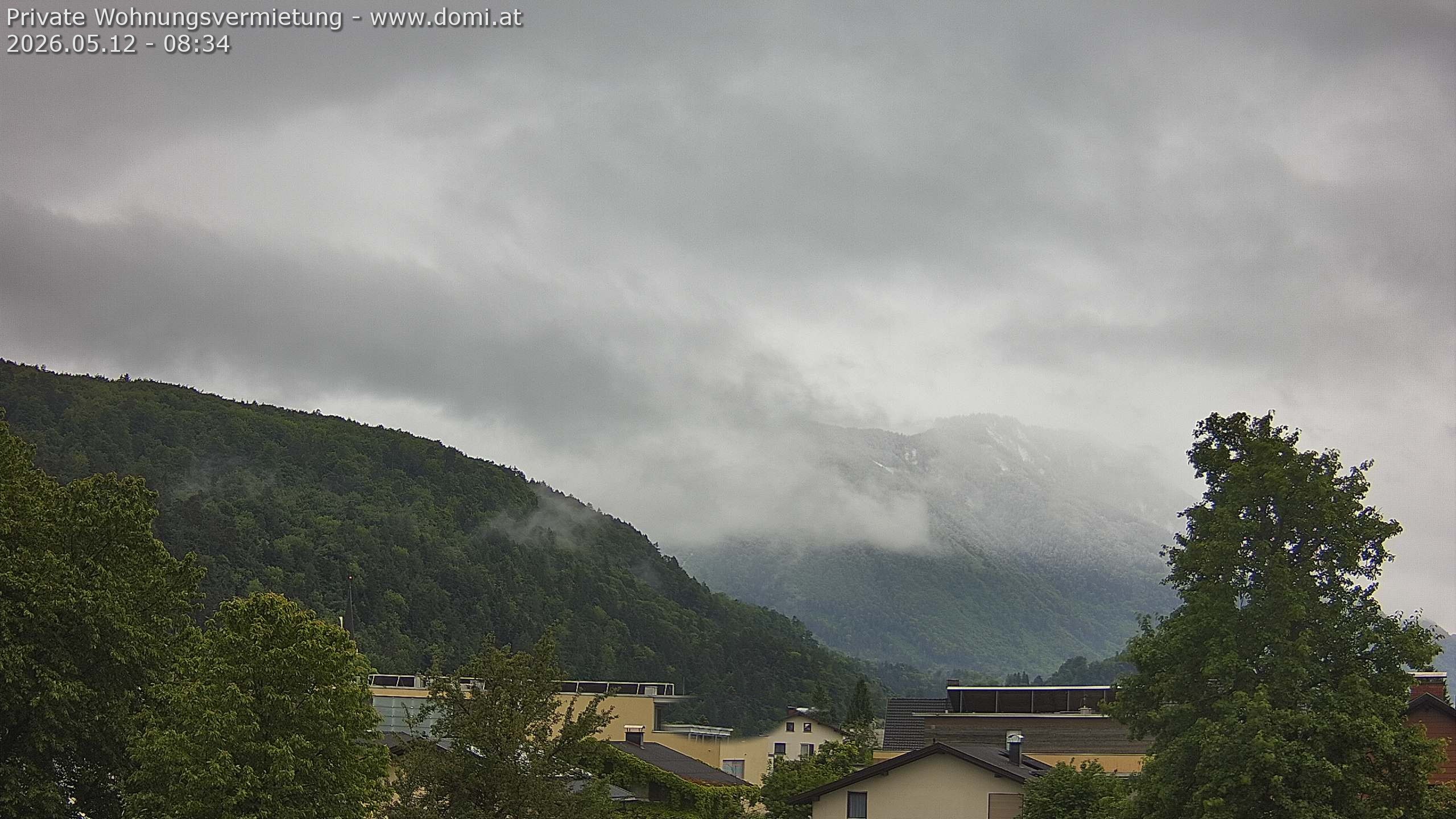Archiv Foto Webcam Blick über Gisingen bei Feldkirch