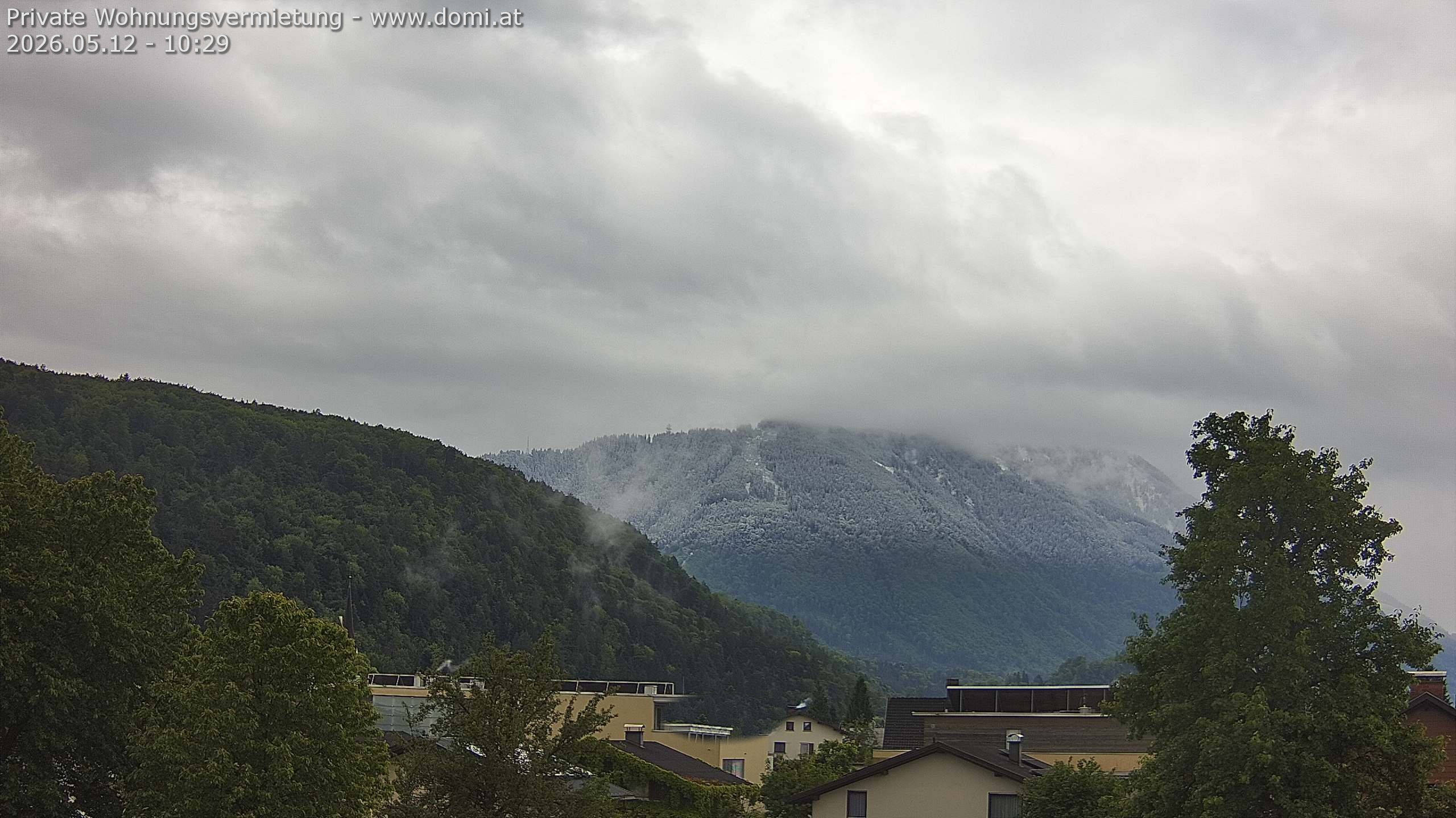 Archiv Foto Webcam Blick über Gisingen bei Feldkirch